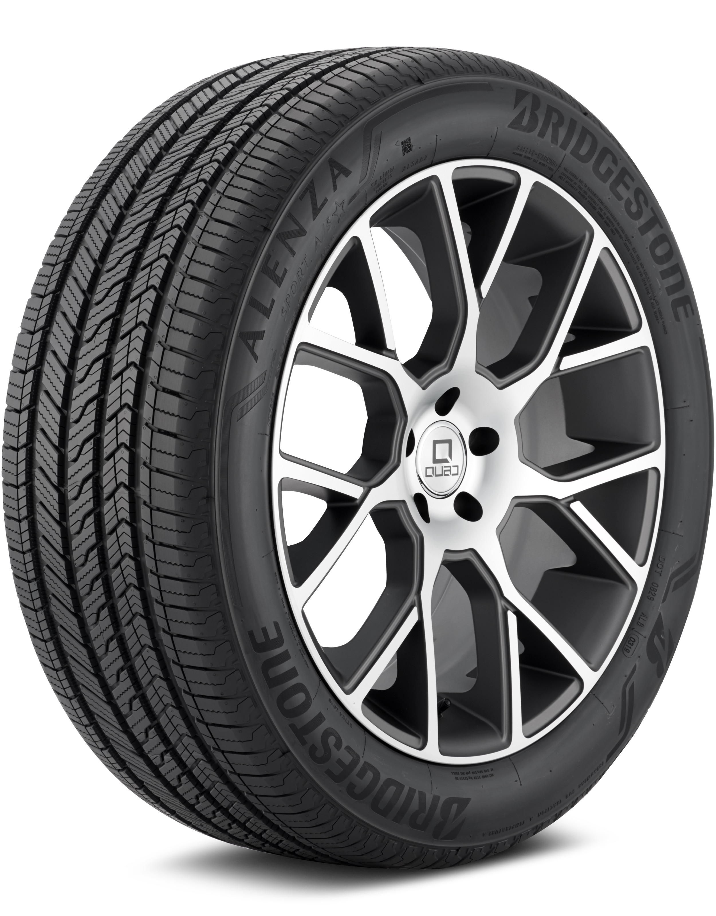 Bridgestone Alenza Sport A/S 235/55-19 101V Crossover/SUV Touring All-Season Tire 009619