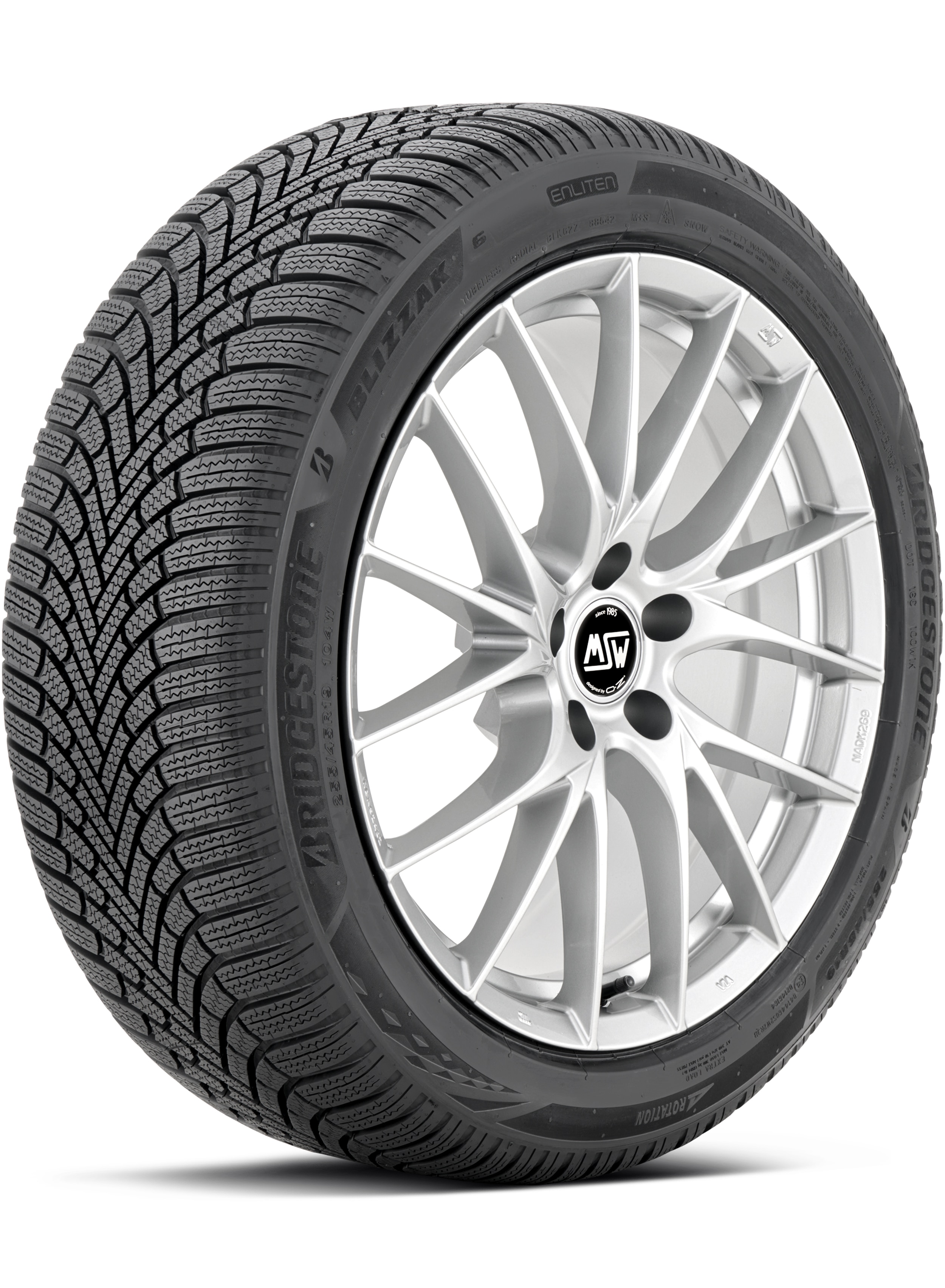 Bridgestone Blizzak 6 235/55R19 XL 105W Performance Winter / Snow Tire 014643