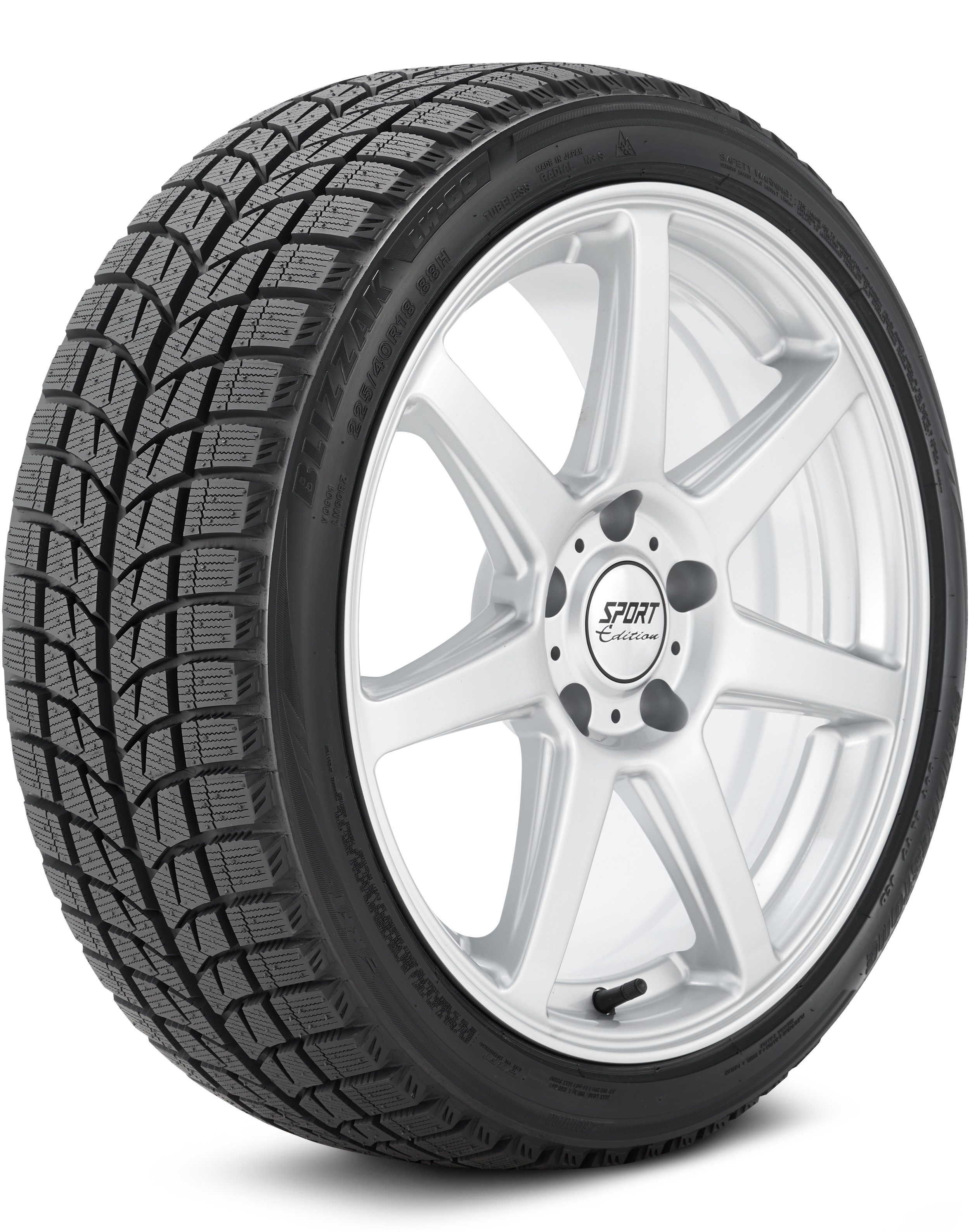 Bridgestone Blizzak LM-60 RFT 205/45-17 84H Performance Winter / Snow Tire 131538
