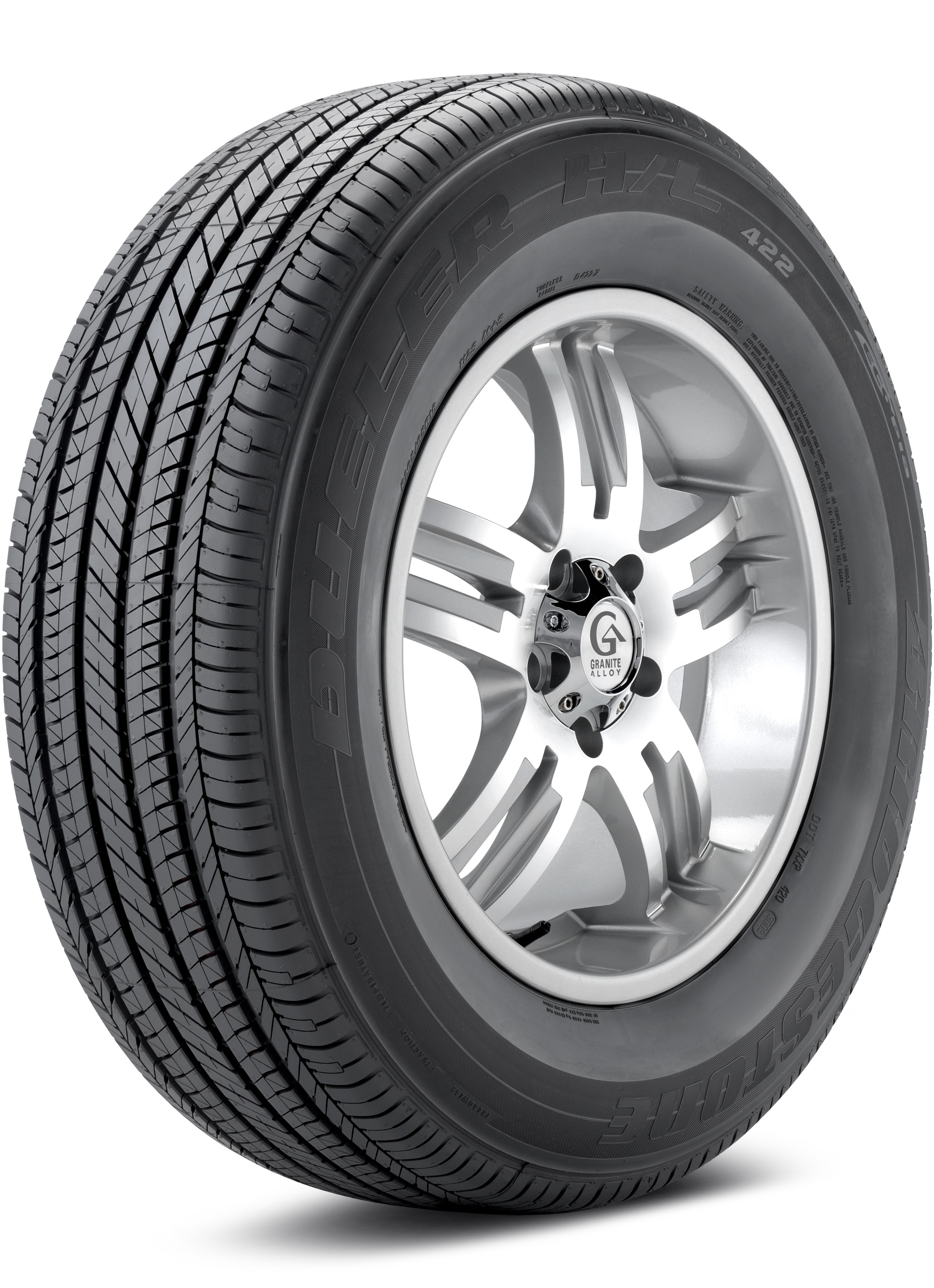Bridgestone Dueler H/L 422 Ecopia 245/55-19 103T Crossover/SUV Touring All-Season Tire 006509