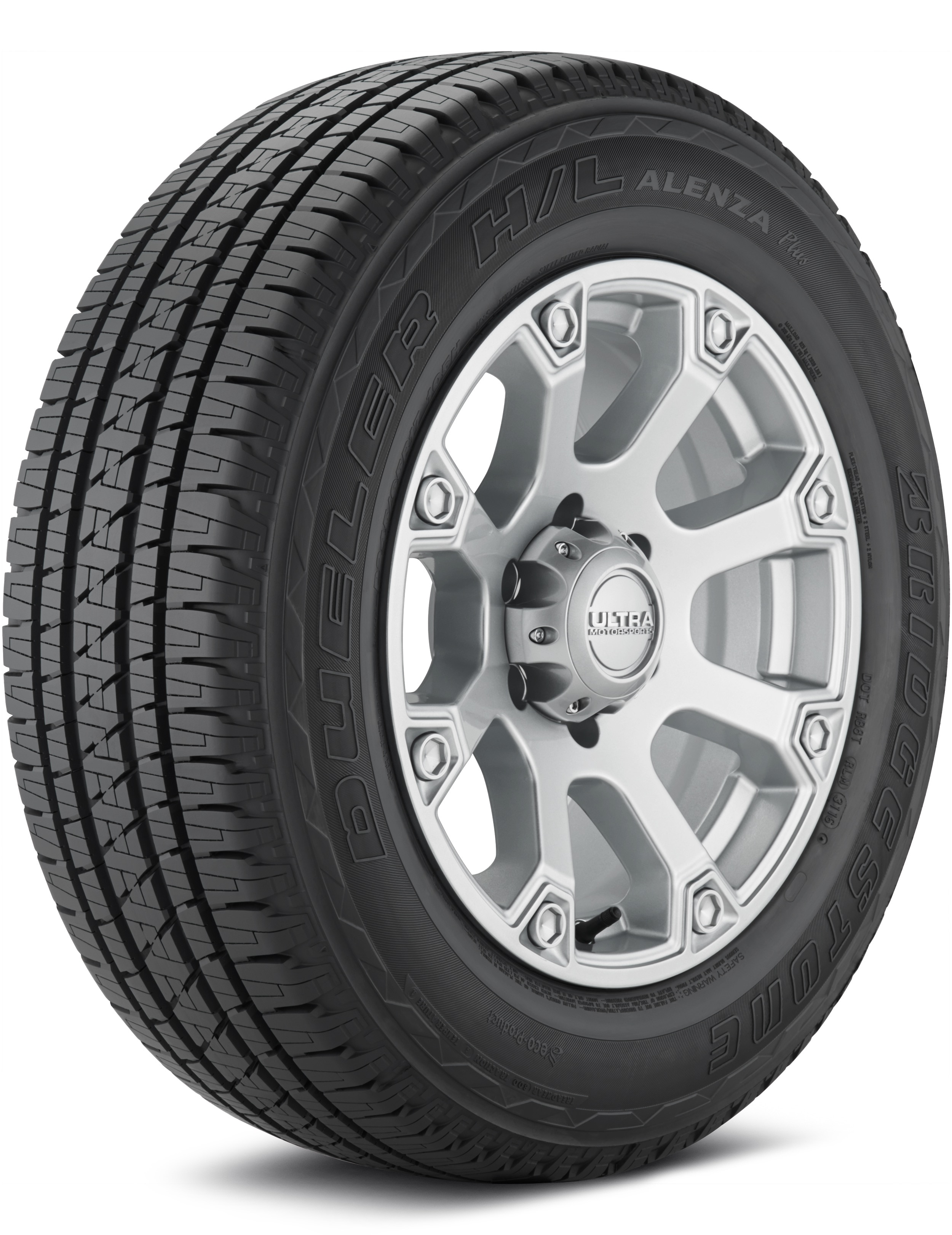 Bridgestone Dueler H/L Alenza Plus 275/55-20 111H Crossover/SUV Touring All-Season Tire 001733