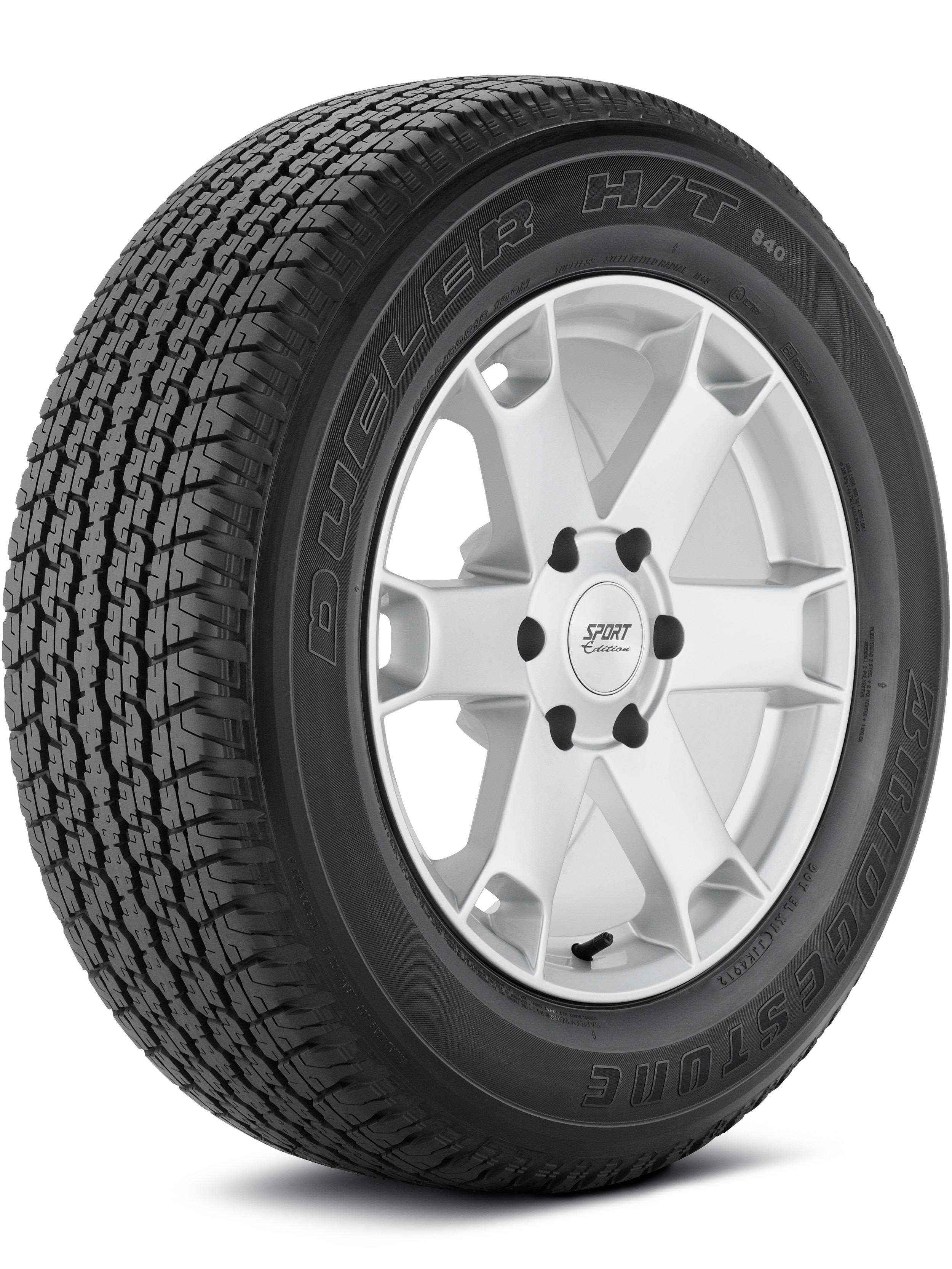 Bridgestone Dueler H/T D840 265/60-18 109H Highway All-Season Tire 072599
