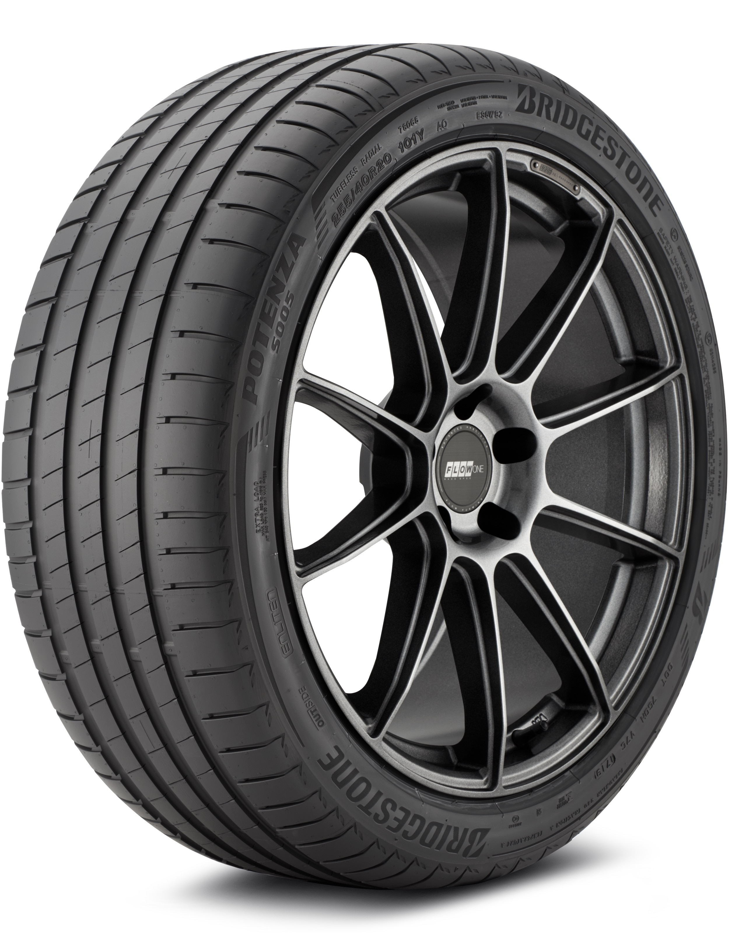 Bridgestone Potenza S005 235/35-19 XL 91Y Ultra High Performance Summer Tire 011588 OLD