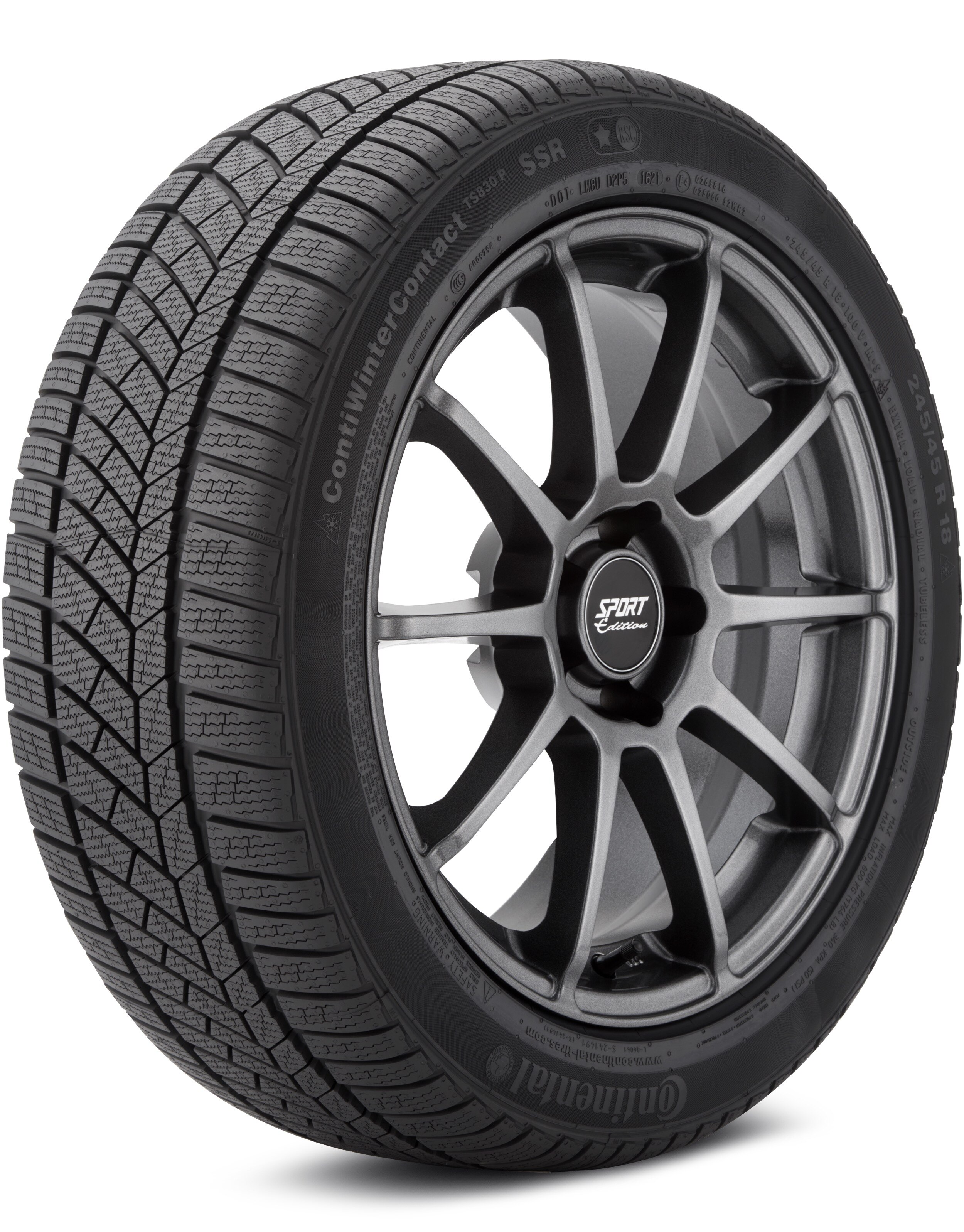 Continental ContiWinterContact TS830 P SSR 255/50-19 XL 107V Performance Winter / Snow Tire 03542320000