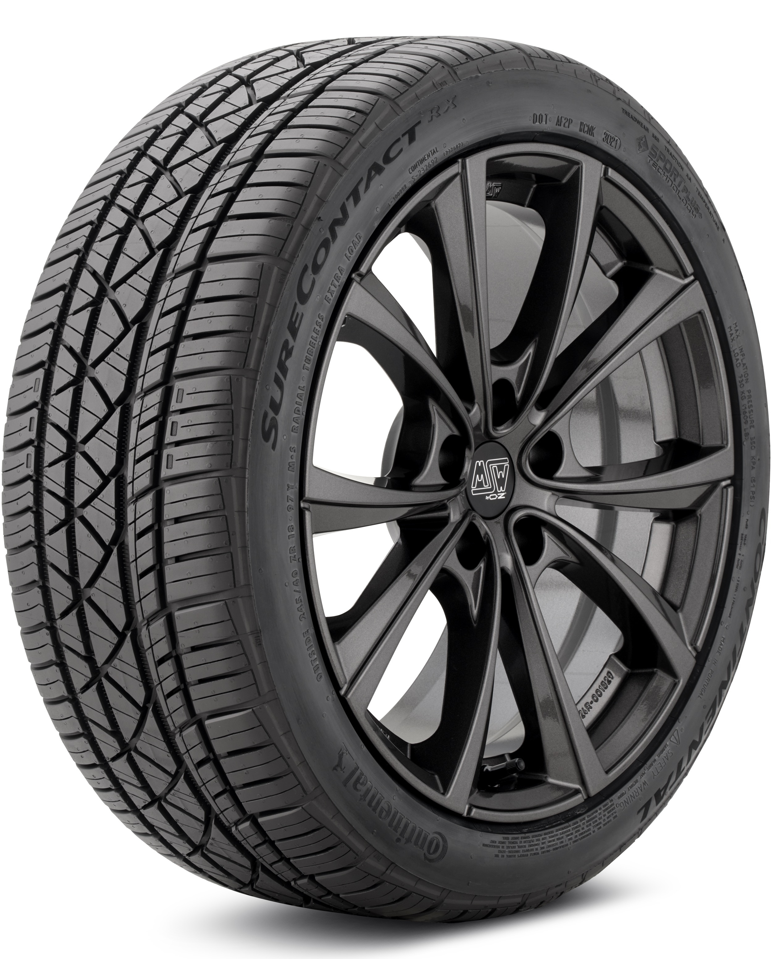 Continental SureContact RX 215/45-17 XL 91W Ultra High Performance All-Season Tire 15505170000