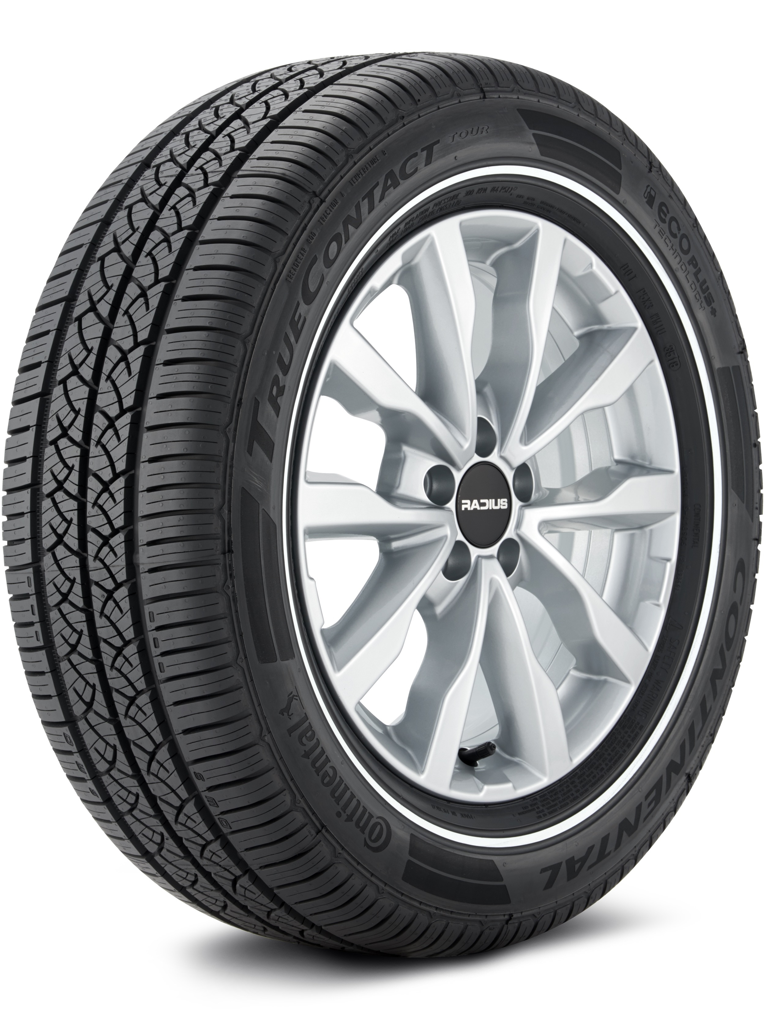 Continental TrueContact Tour 225/60-16 98T Standard Touring All-Season Tire 15570550000