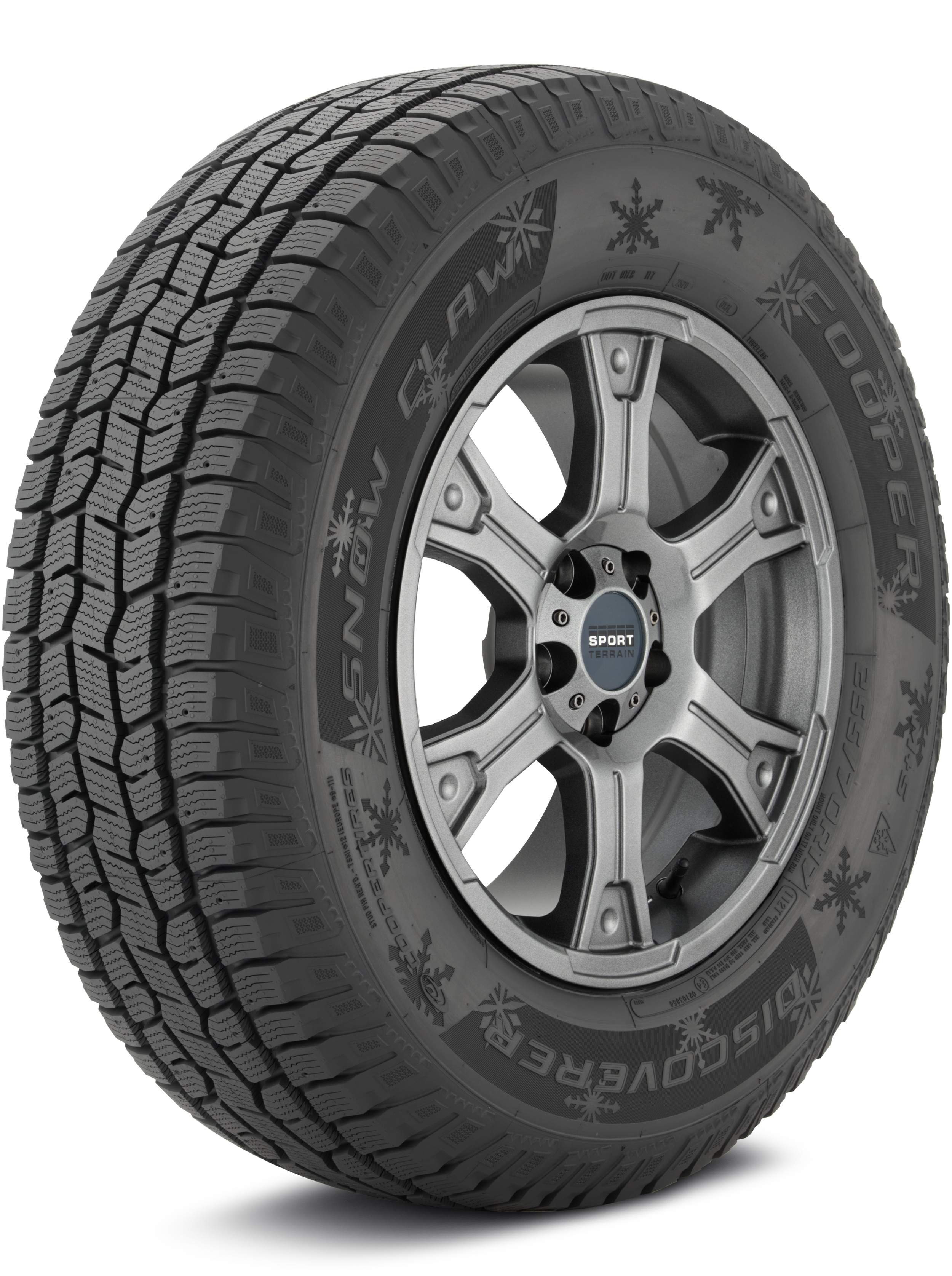 Cooper Discoverer Snow Claw 265/70-17 115T Light Truck/SUV Studdable Snow Truck Tire 171101004