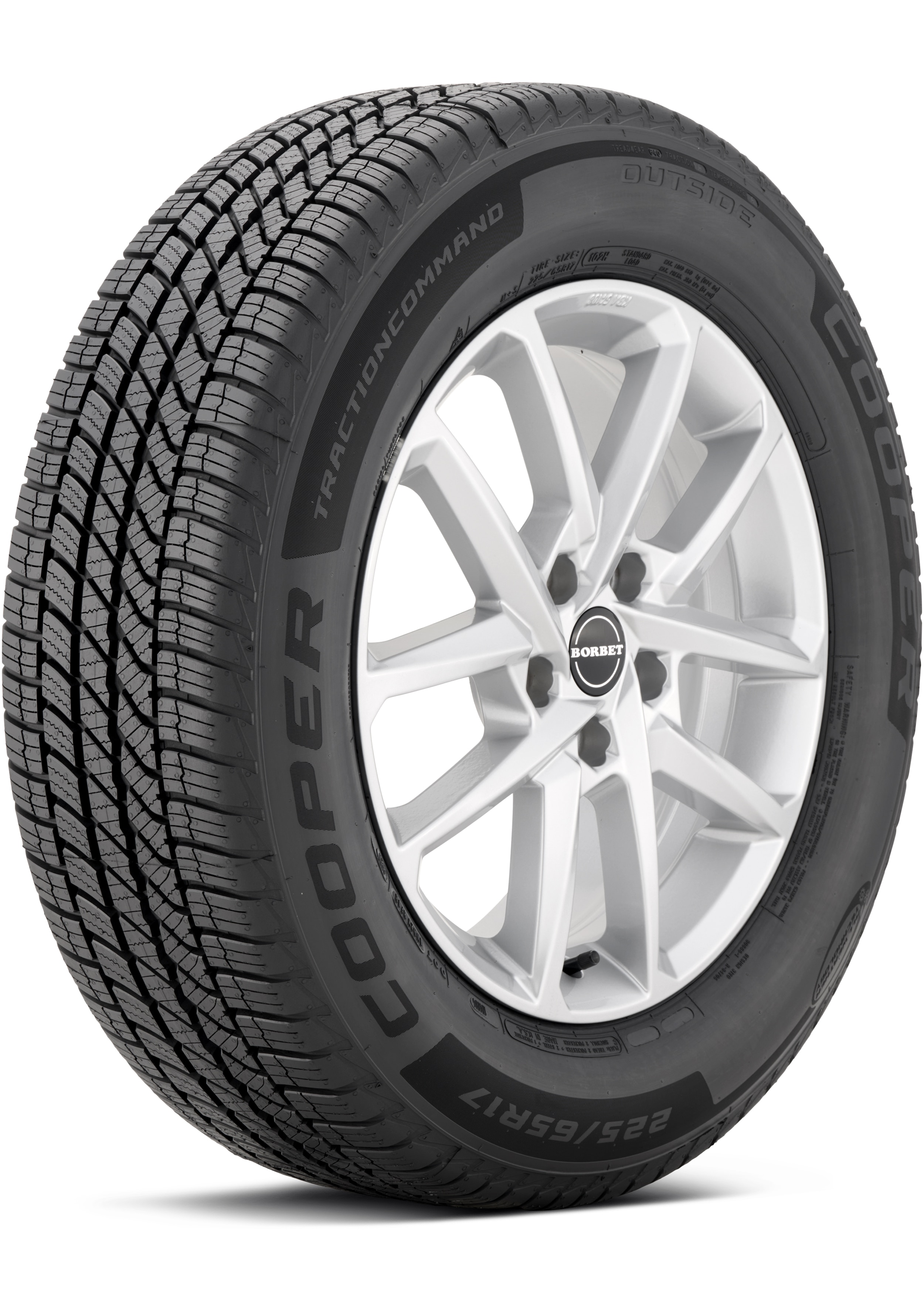 Cooper TractionCommand 215/55R17 94V Grand Touring All-Season Tire 166441028
