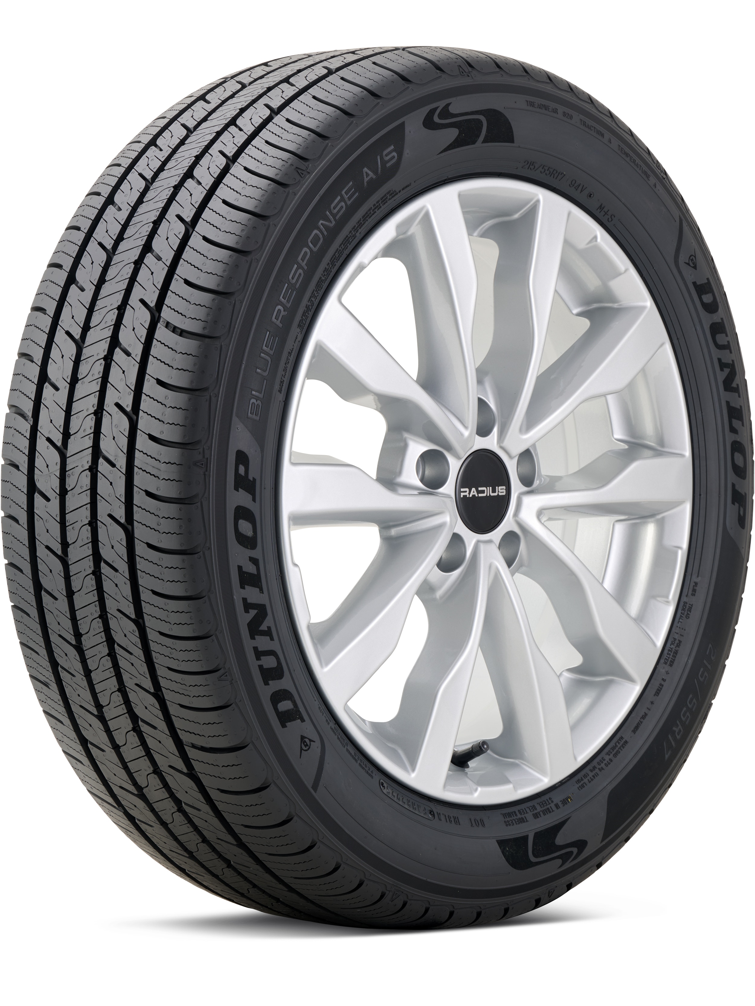 Dunlop Blue Response A/S 215/55R17 94V Standard Touring All-Season Tire 10022847