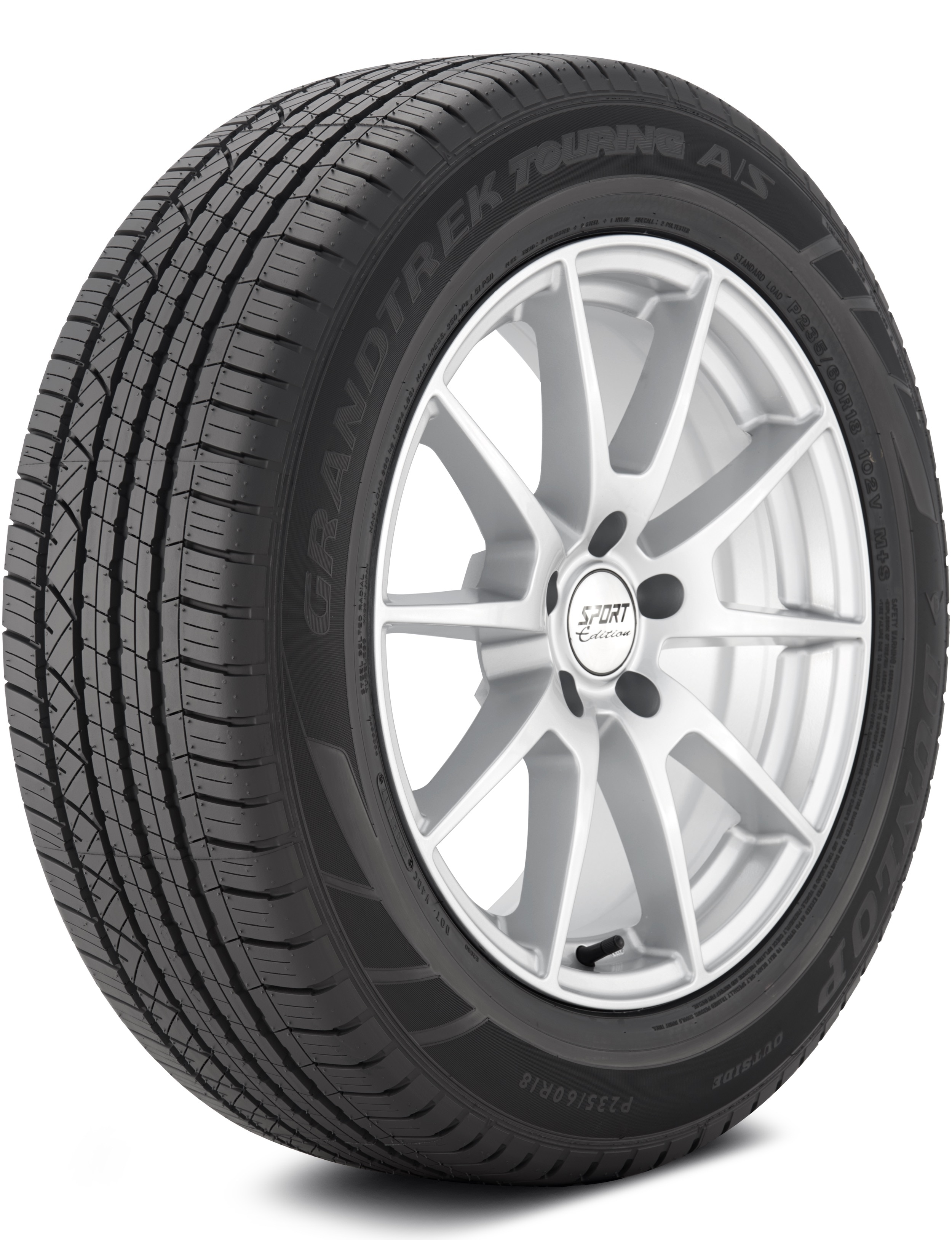 Dunlop Grandtrek Touring A/S 255/50-19 XL 107H Crossover/SUV Touring All-Season Tire 290123507