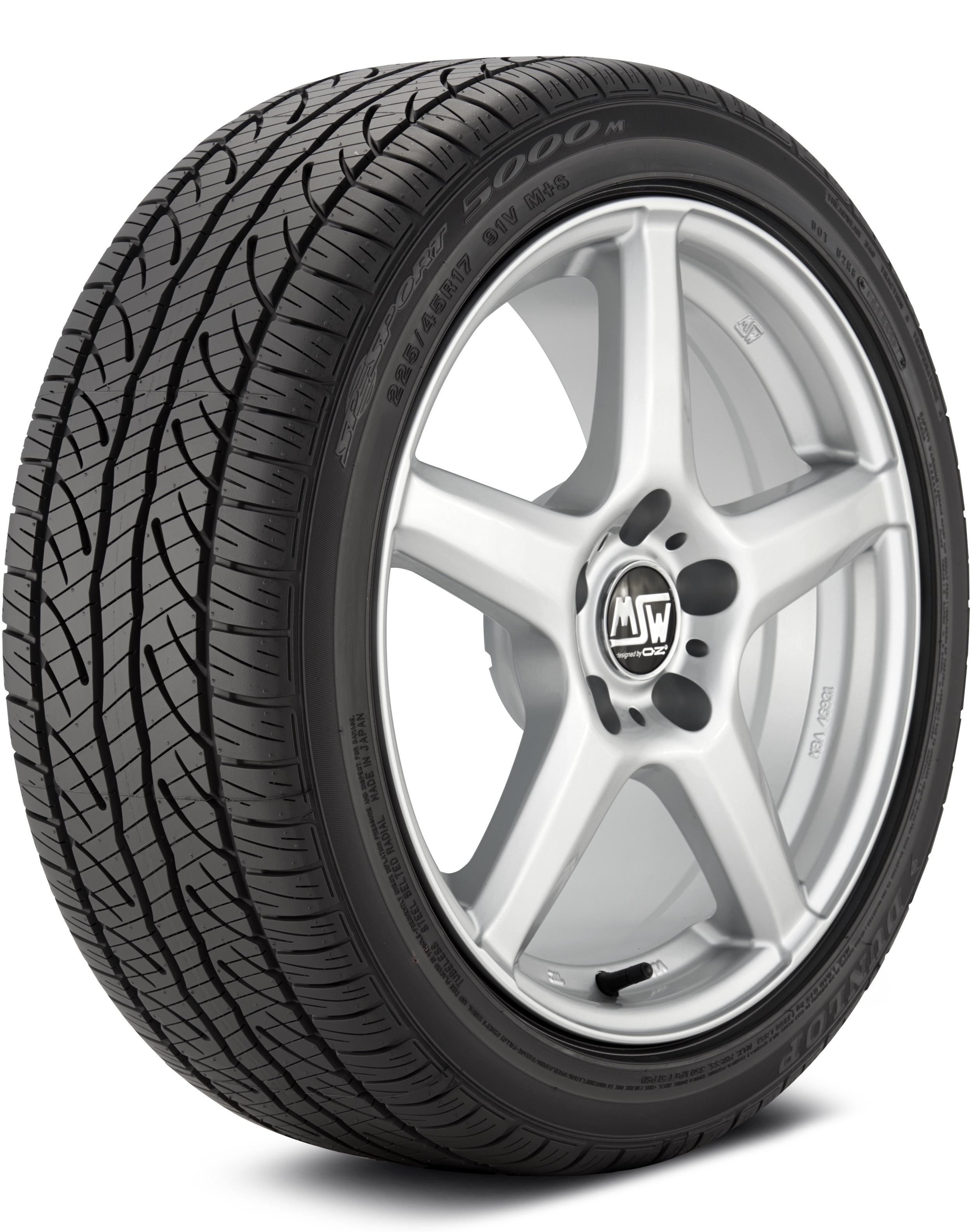 Dunlop SP Sport 5000 M 225/45-17 91V Ultra High Performance All-Season Tire 265037647