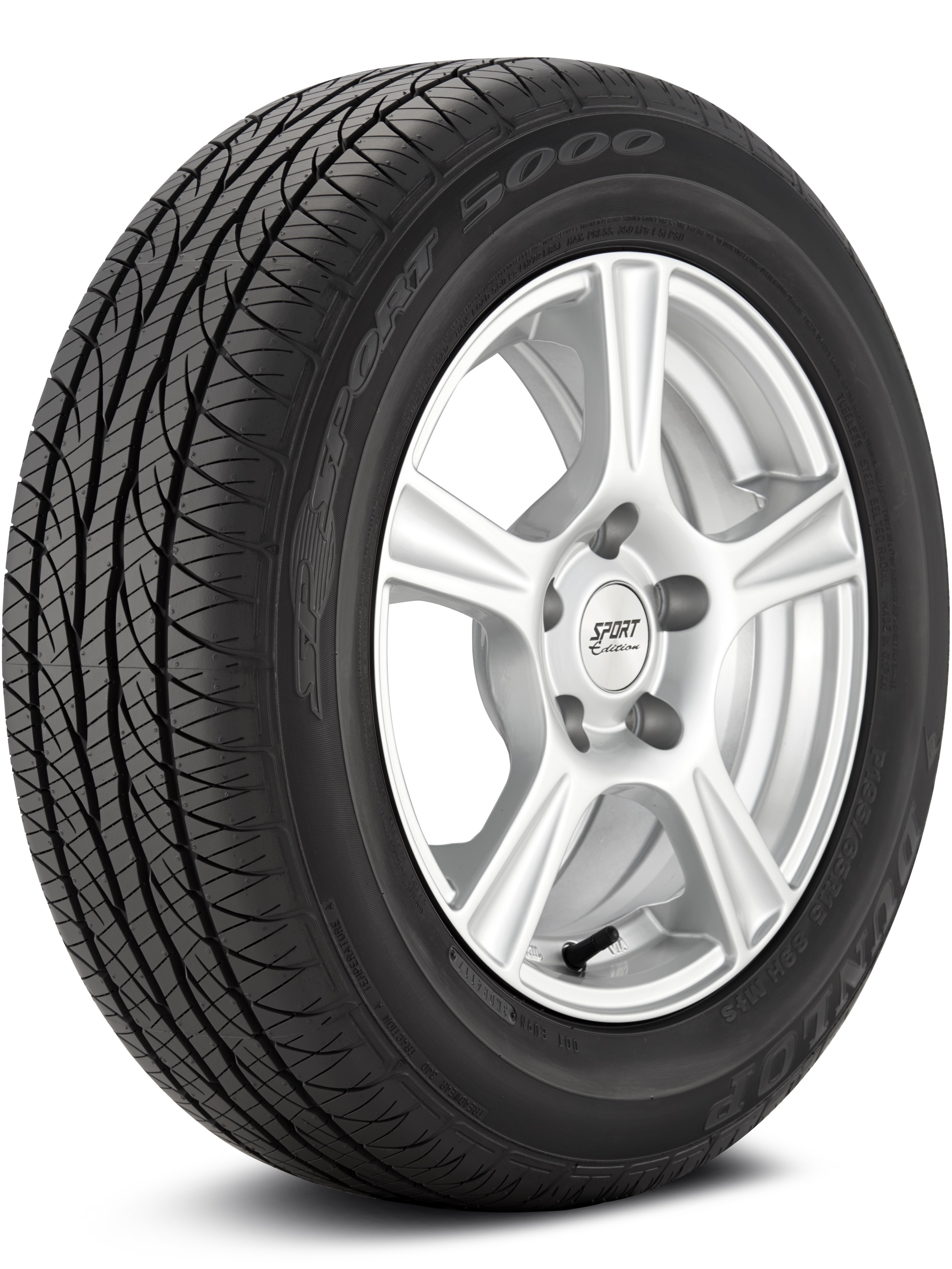 Dunlop SP Sport 5000 Symmetrical 215/45-18 89W Ultra High Performance All-Season Tire 265038960