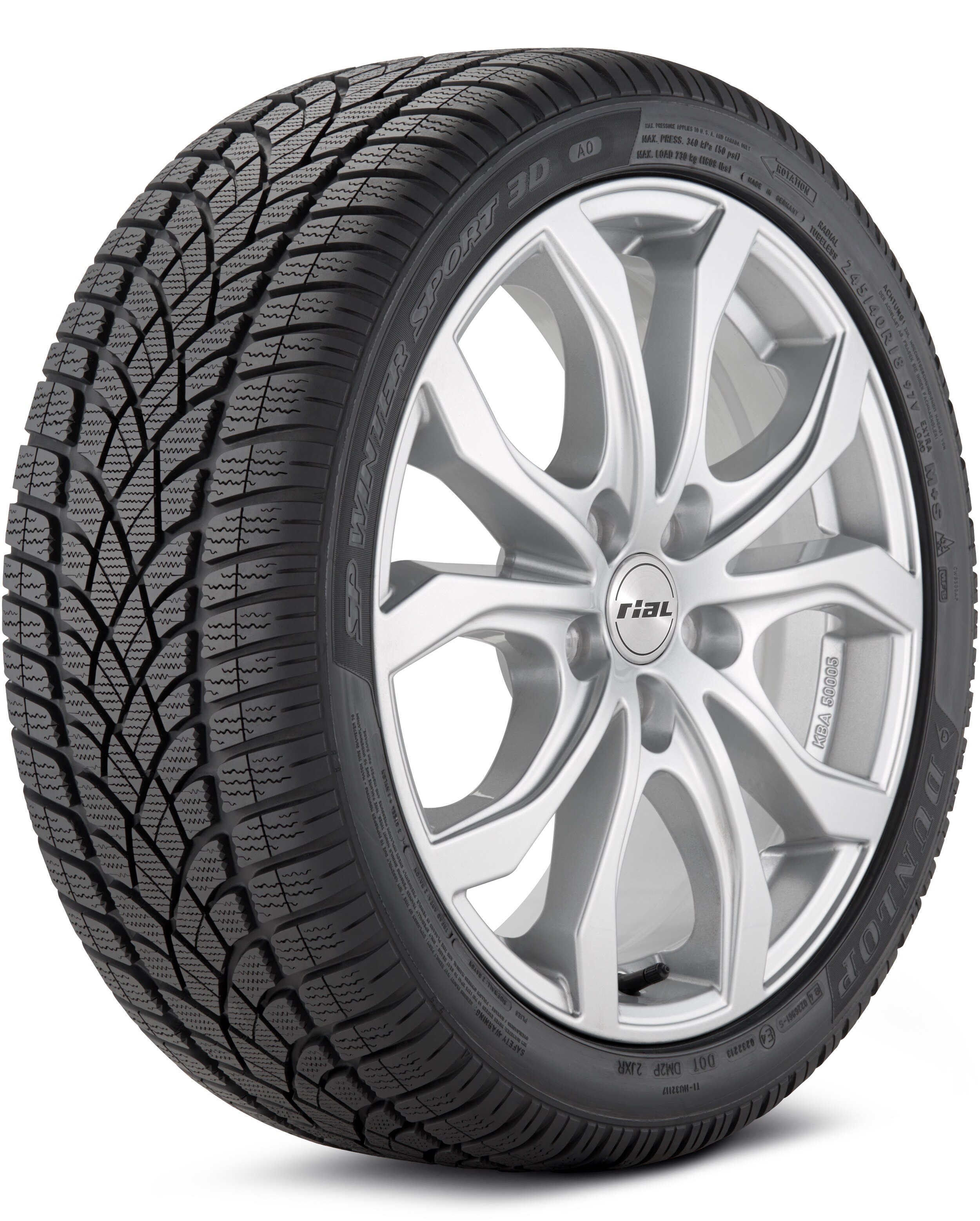 Dunlop SP Winter Sport 3D 265/35-20 XL 99V Performance Winter / Snow Tire 265024728 OLD