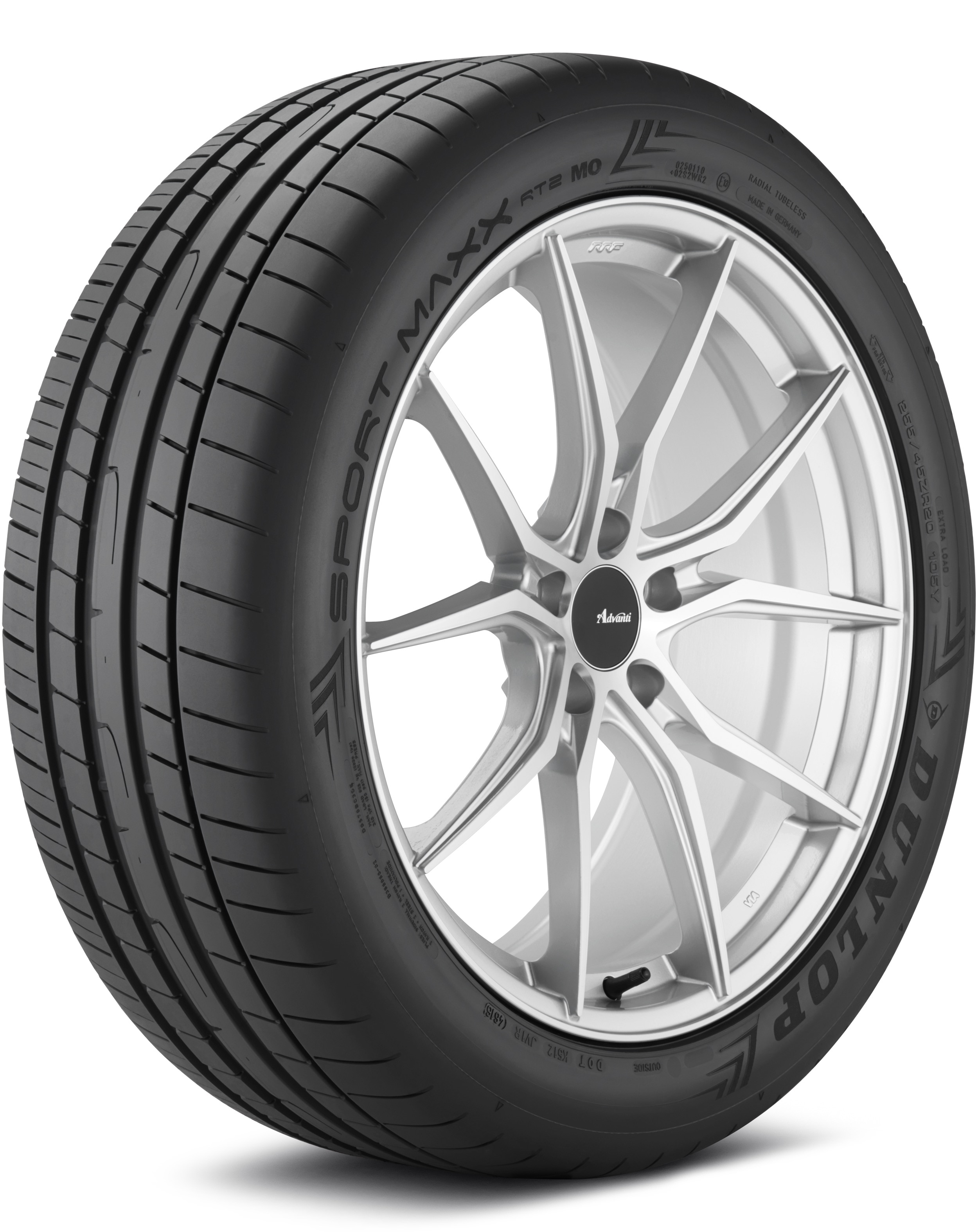 Dunlop Sport Maxx RT2 245/45-18 XL 100Y Max Performance Summer Tire 265023033