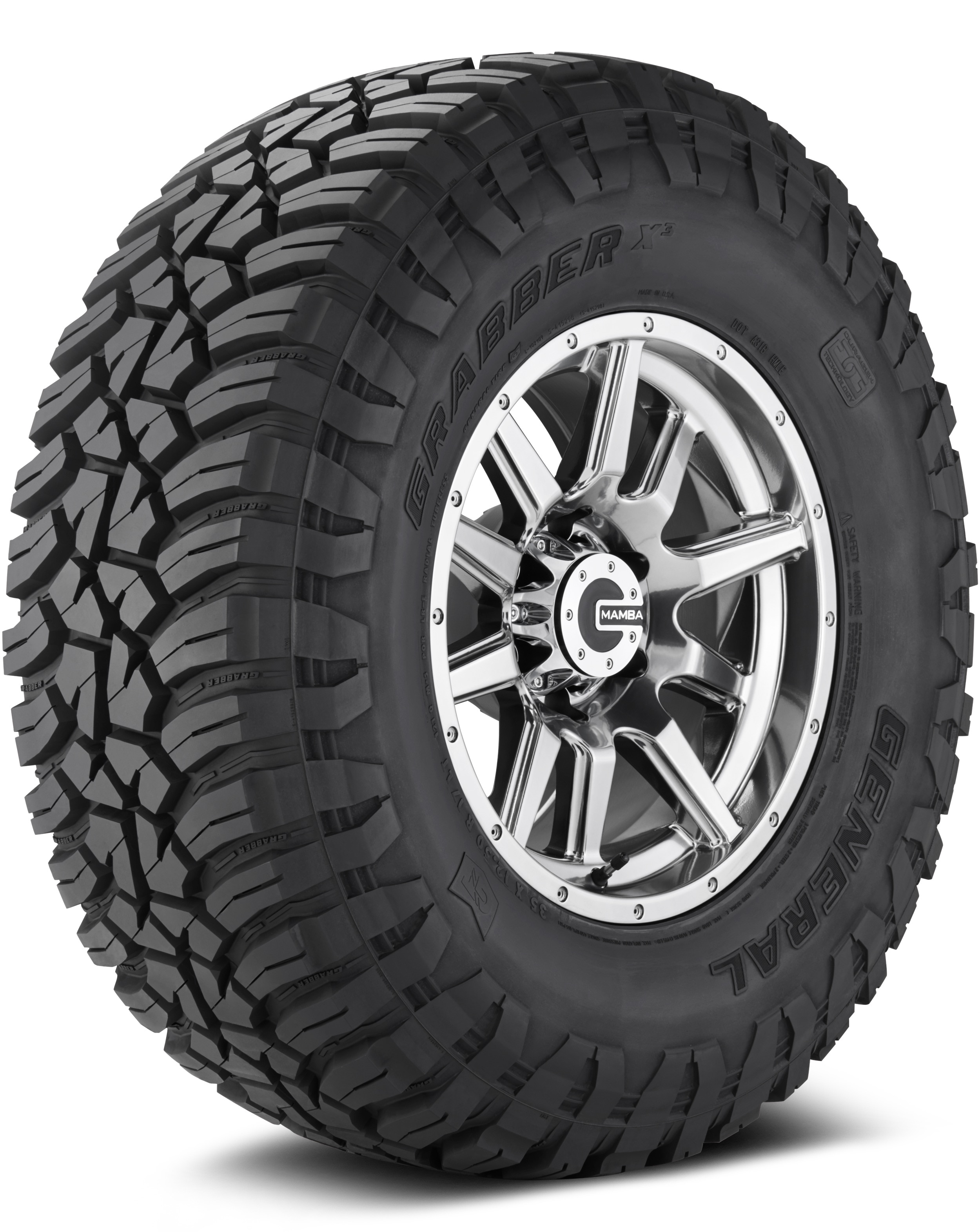 General Grabber X3 31X10.5-15 C 109Q Off-Road Maximum Traction Truck Tire 04505660000