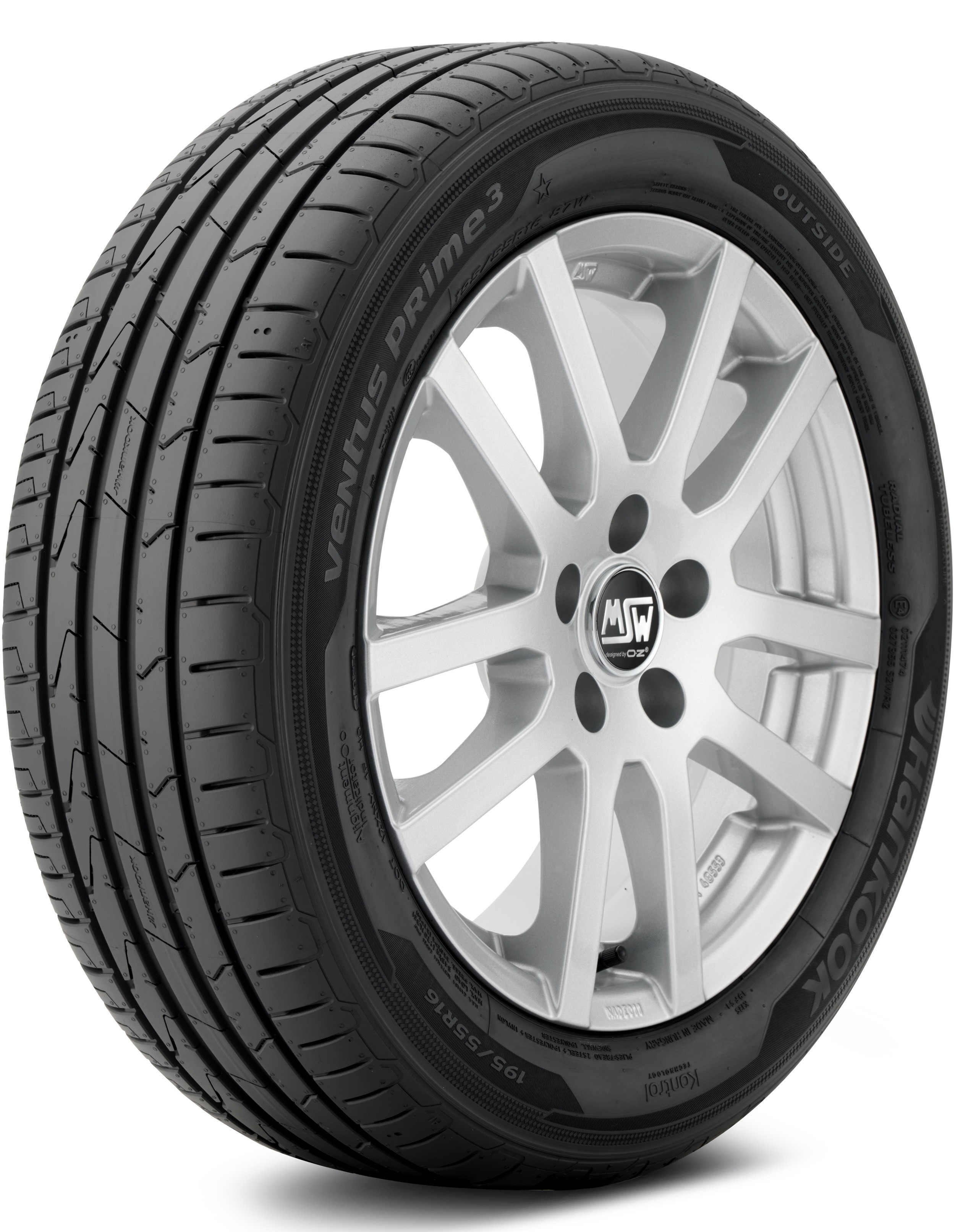 Hankook Ventus Prime3 195/55-16 87W Ultra High Performance Summer Tire 1022629