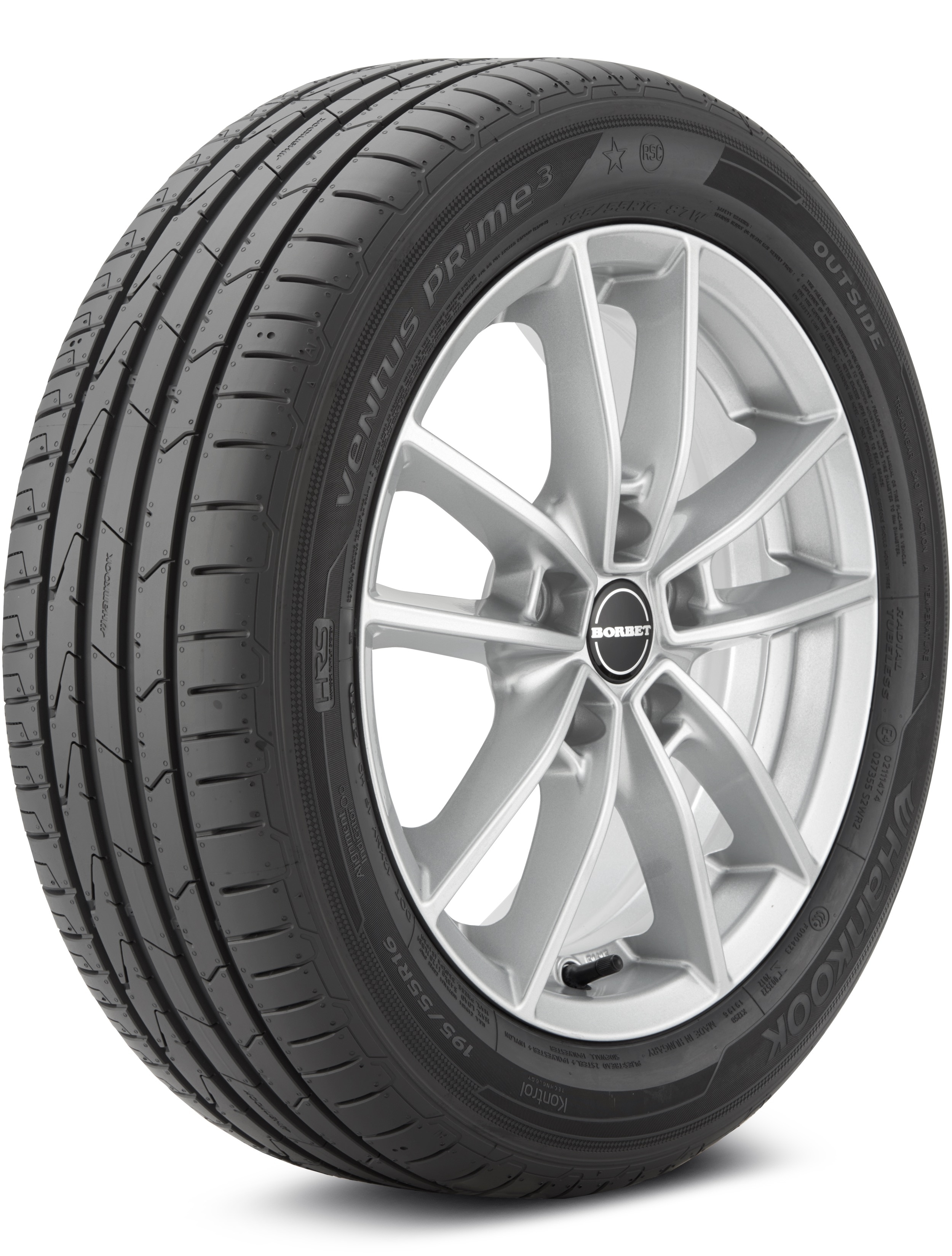 Hankook Ventus Prime3 HRS 205/55-16 91W Ultra High Performance Summer Tire 1019611