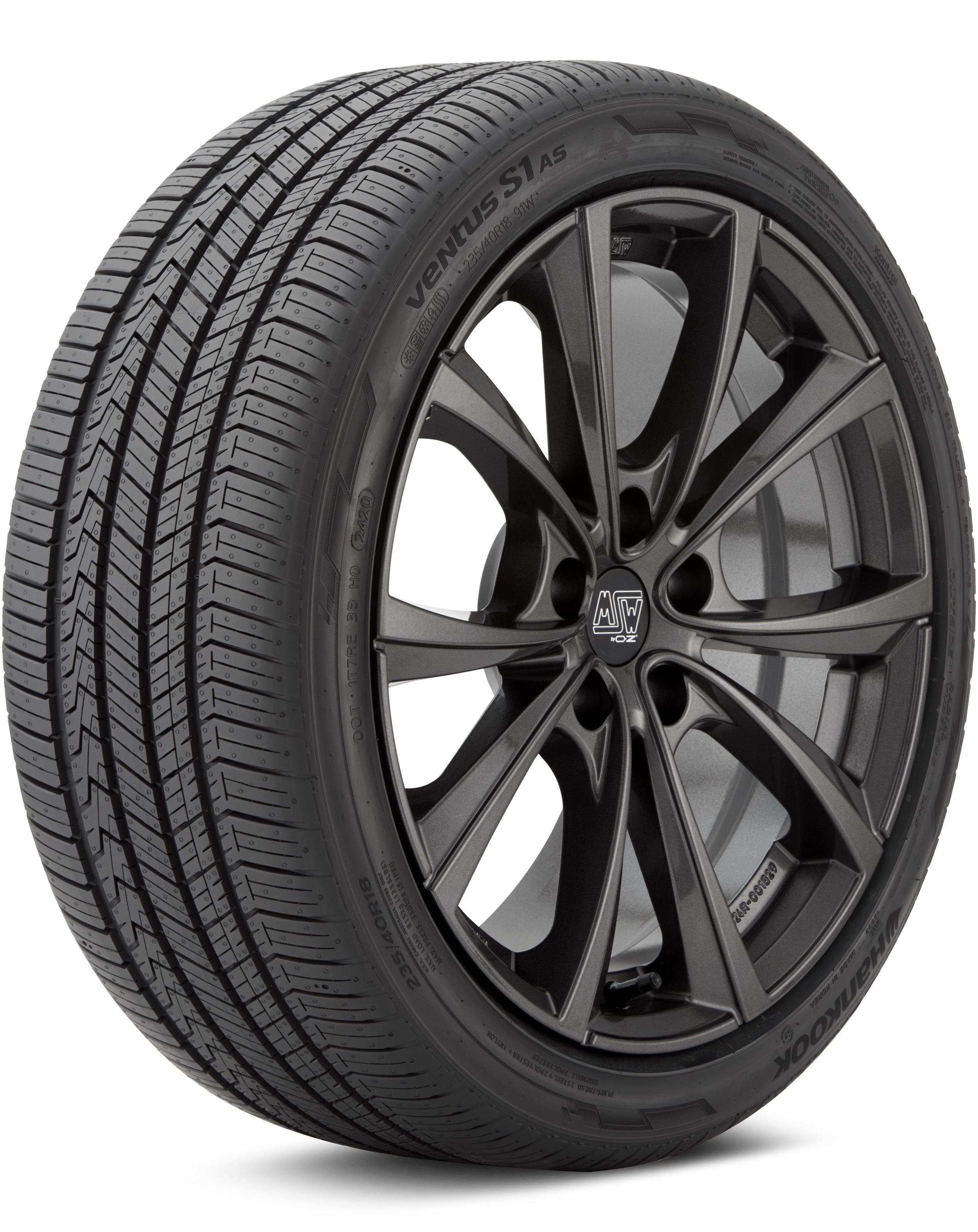 Hankook Ventus S1 AS 235/40-18 91W Ultra High Performance All-Season Tire 1025517