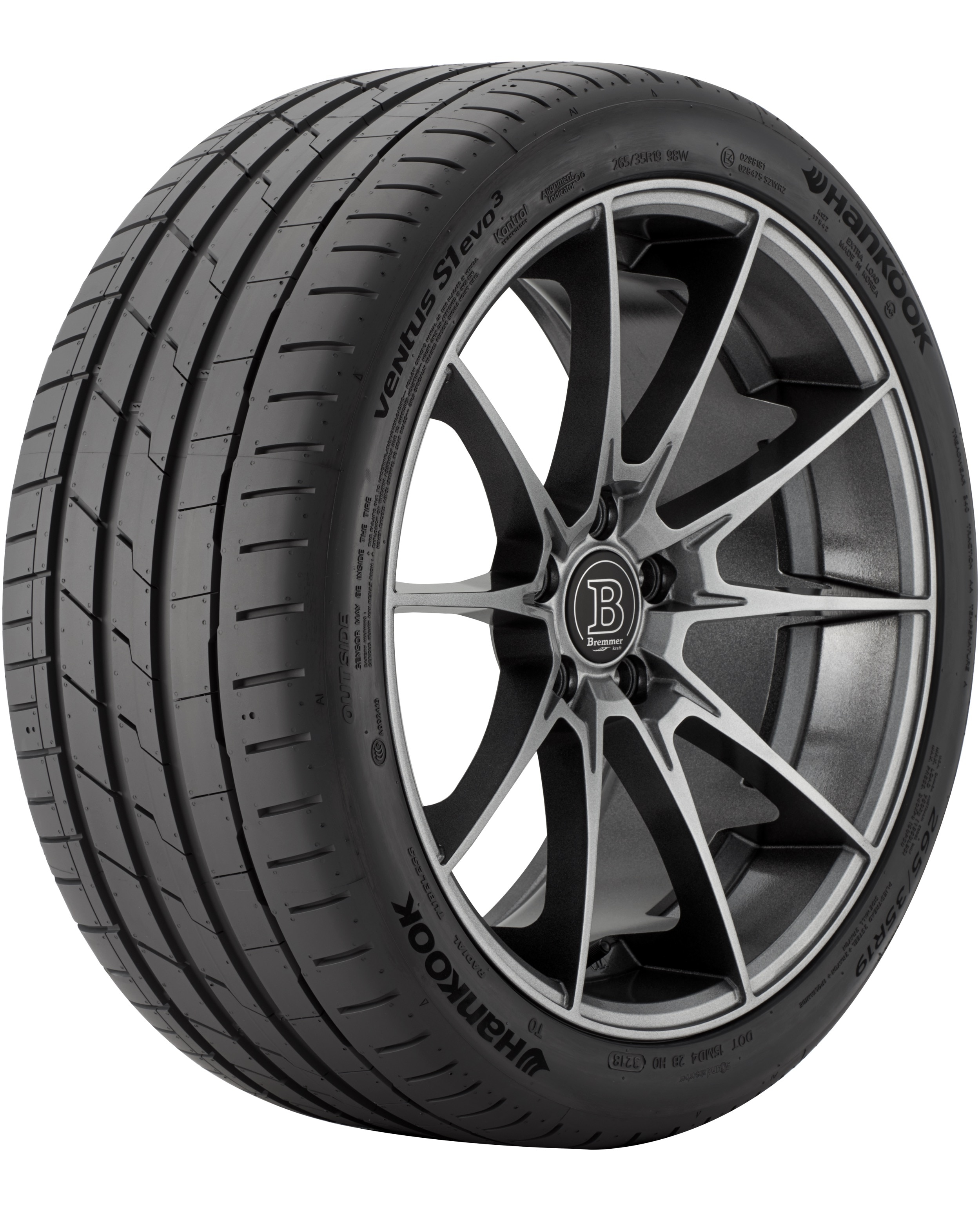 Hankook Ventus S1 Evo3 285/30-22 XL (101Y) Ultra High Performance Summer Tire 1026276