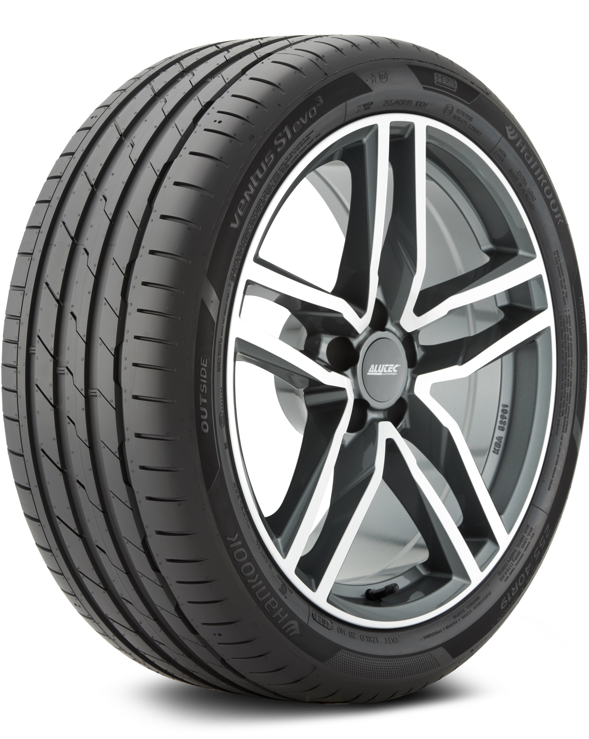 Hankook Ventus S1 Evo3 HRS 255/40-19 XL 100Y Ultra High Performance Summer Tire 1025926