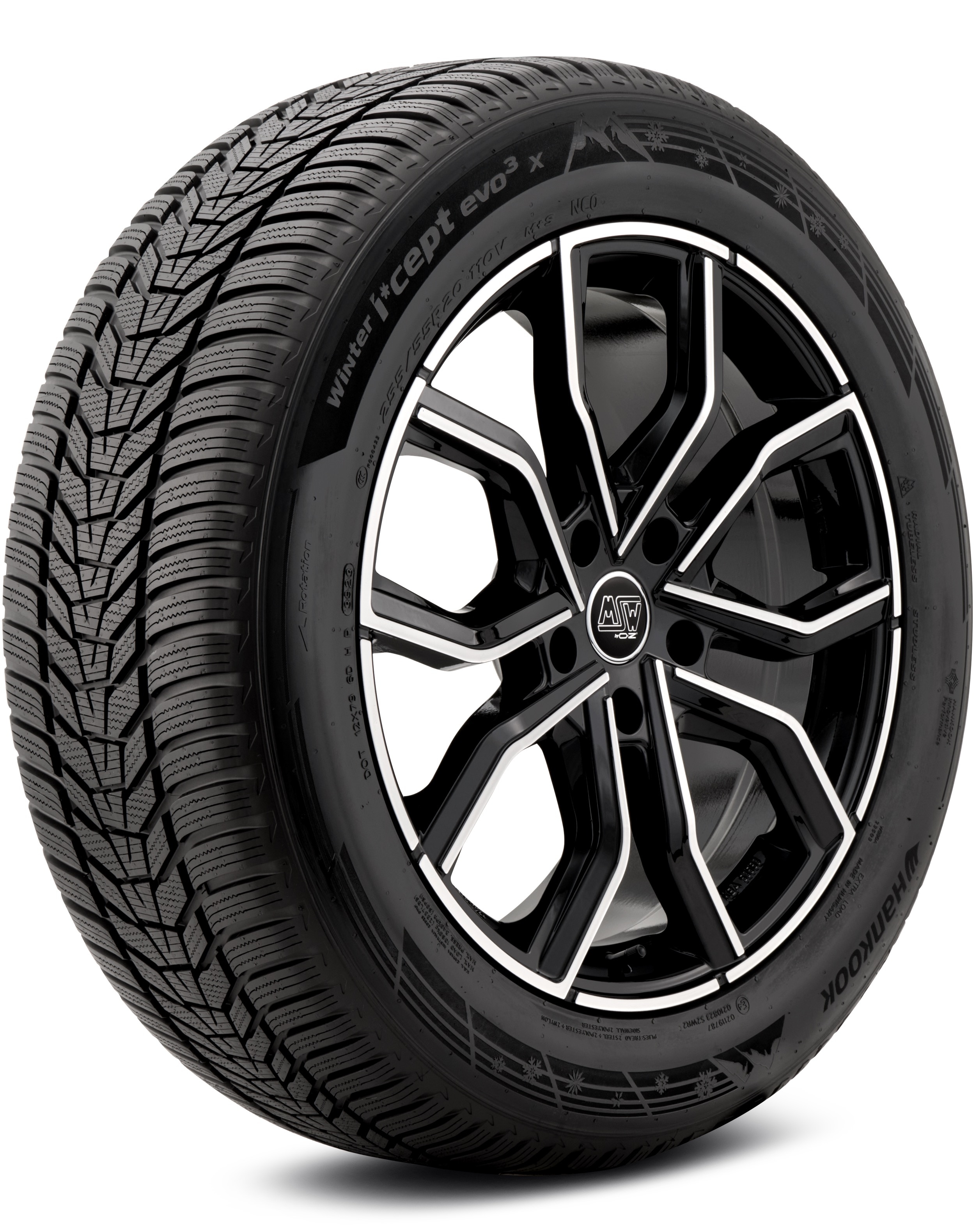 Hankook, Hankook Winter icept evo3 X 295/45R20 XL 114V Light Truck/SUV Performance Snow Truck Tire 1027586