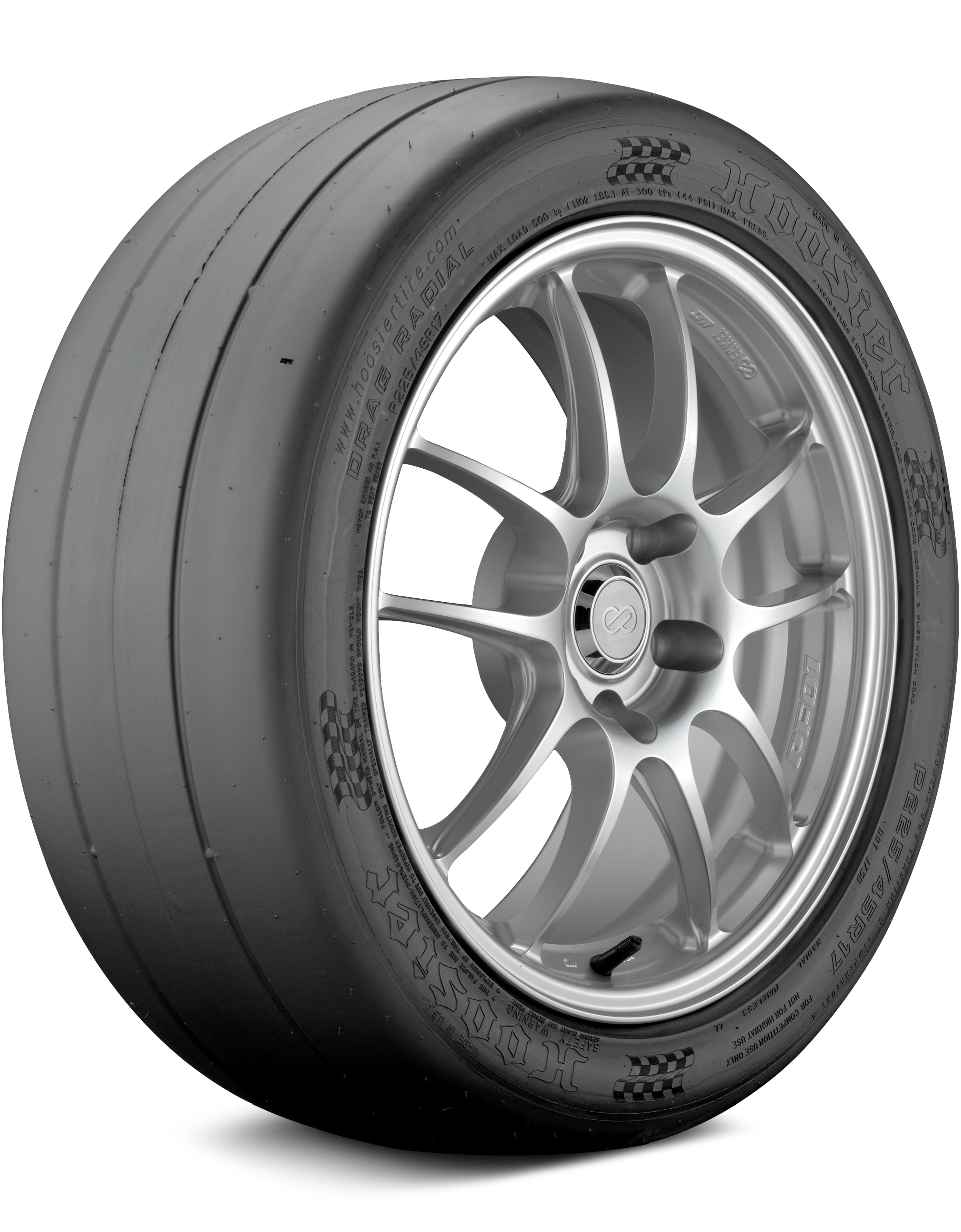 Hoosier D.O.T. Drag Radial 275/60-15 NONE Drag Racing Radials Tire 17317