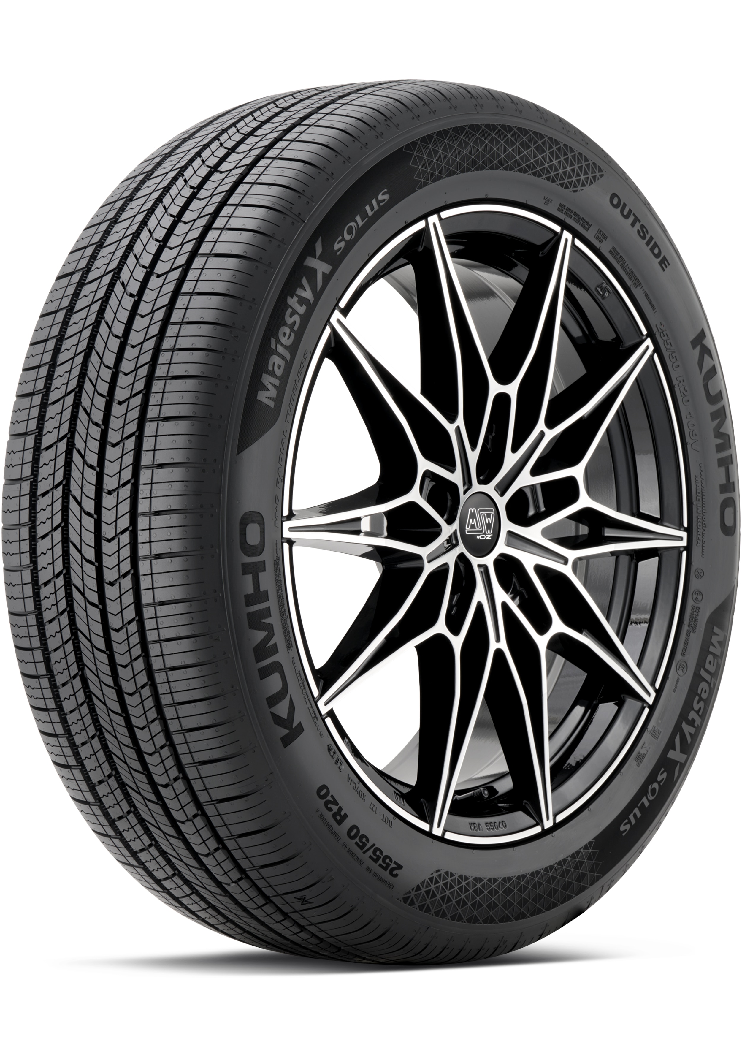 Kumho Majesty X Solus 265/45R21 XL 108V Grand Touring All-Season Tire 6305162