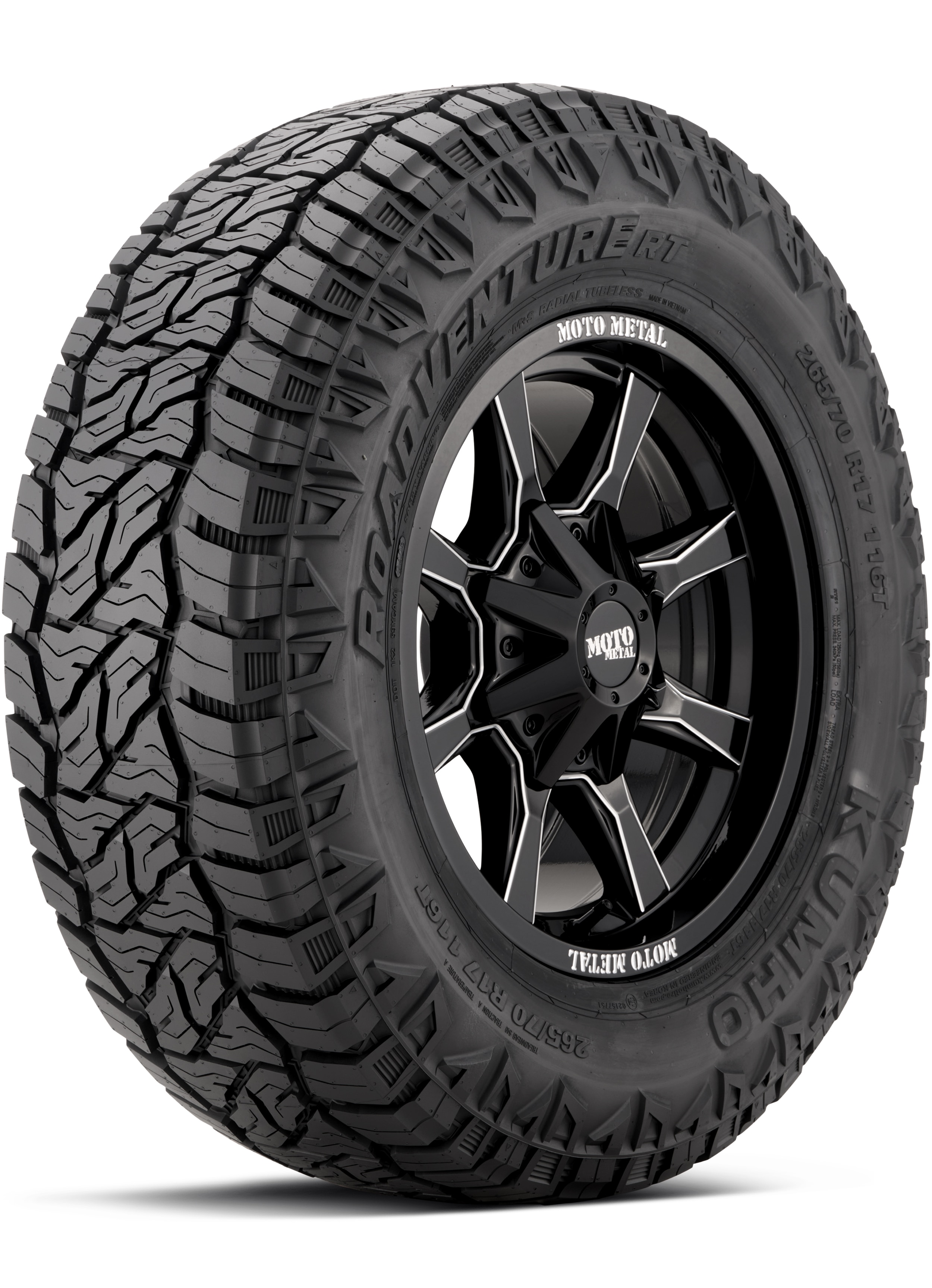 Kumho, Kumho Road Venture RT 255/70R18 XL 116T Rugged All-Terrain Tire 2367973
