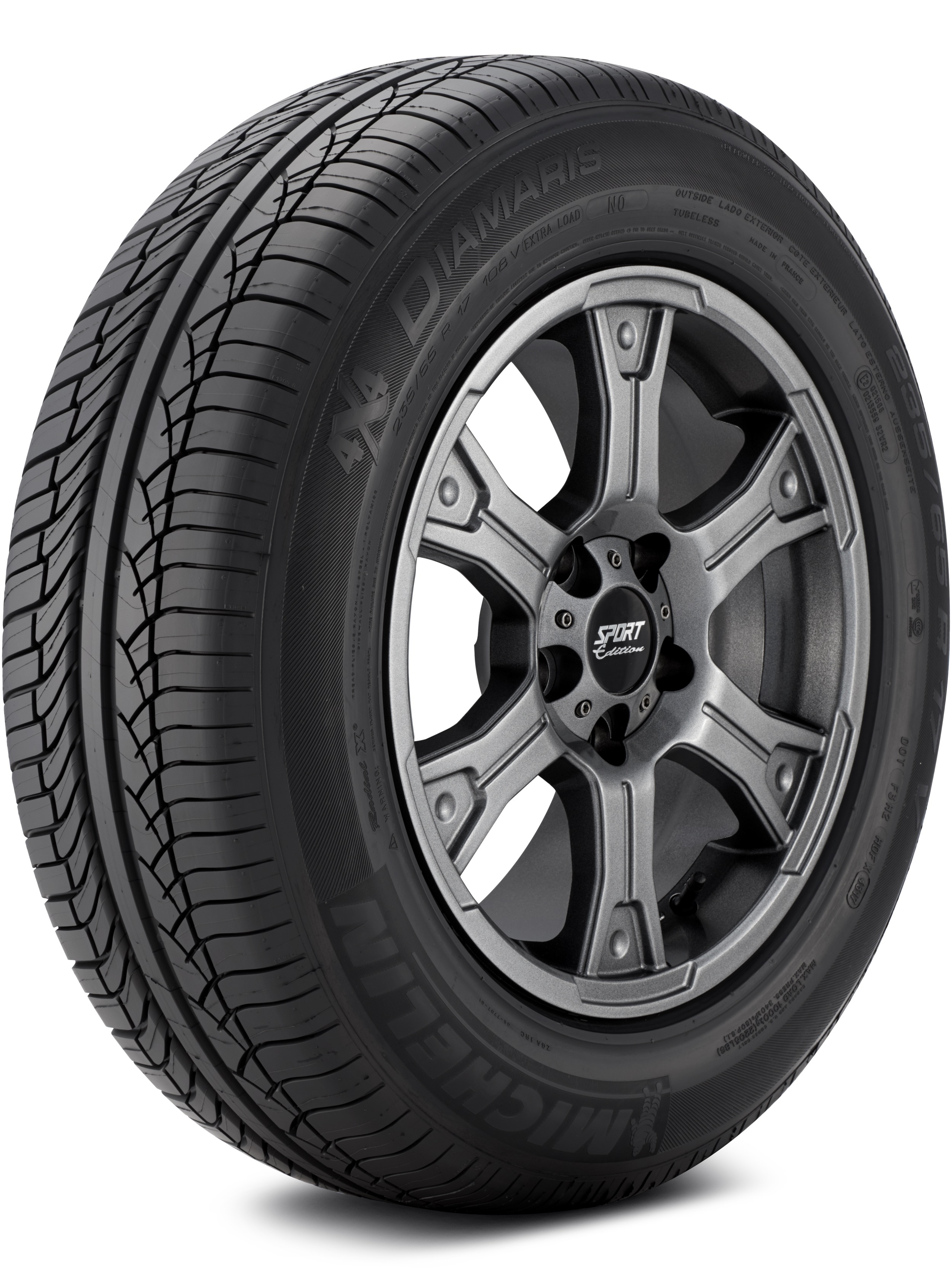 Michelin 4x4 Diamaris 235/65-17 XL 108V Street/Sport Truck Summer Truck Tire 99915