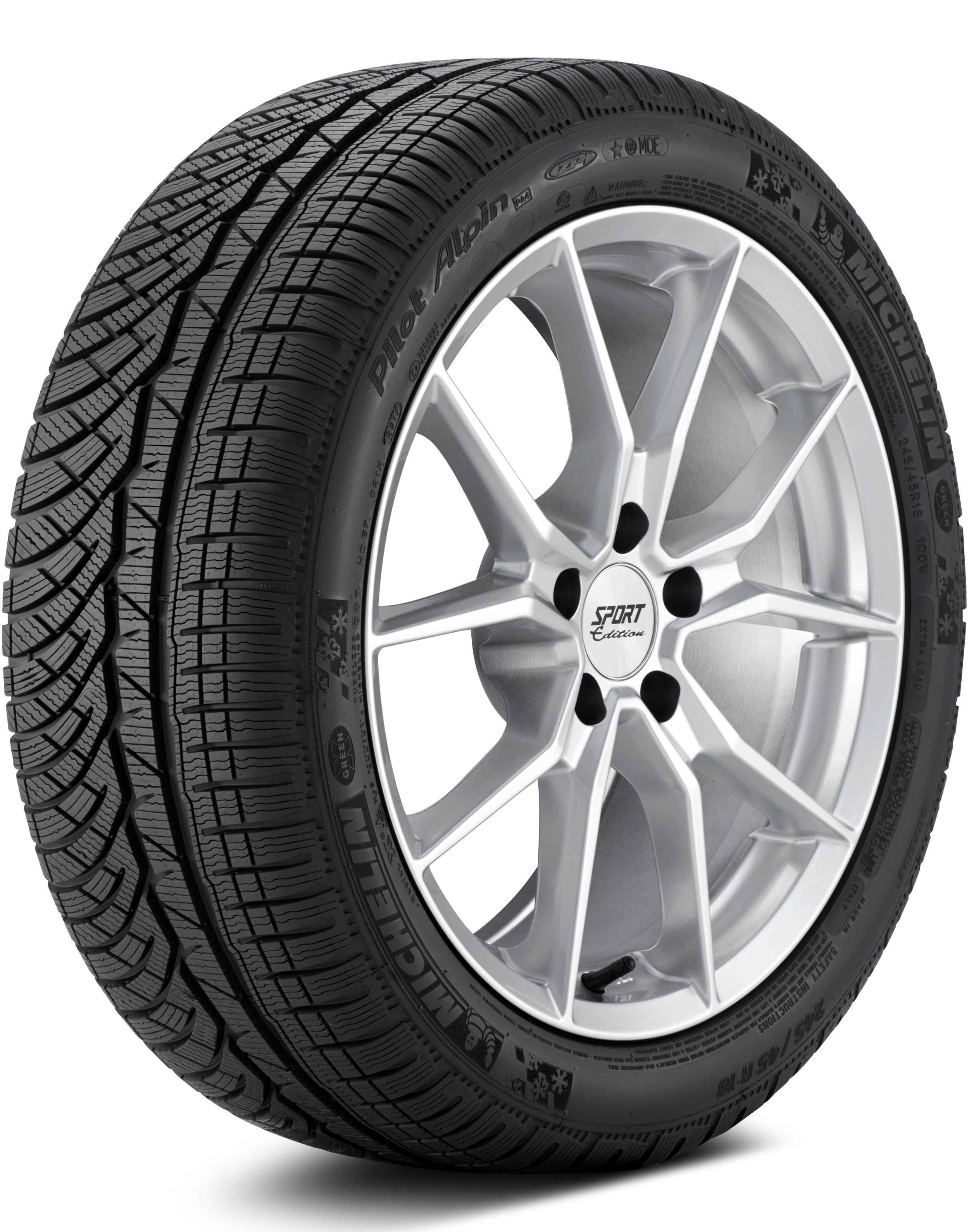 Michelin Pilot Alpin PA4 ZP 225/50-18 95H Performance Winter / Snow Tire 18614