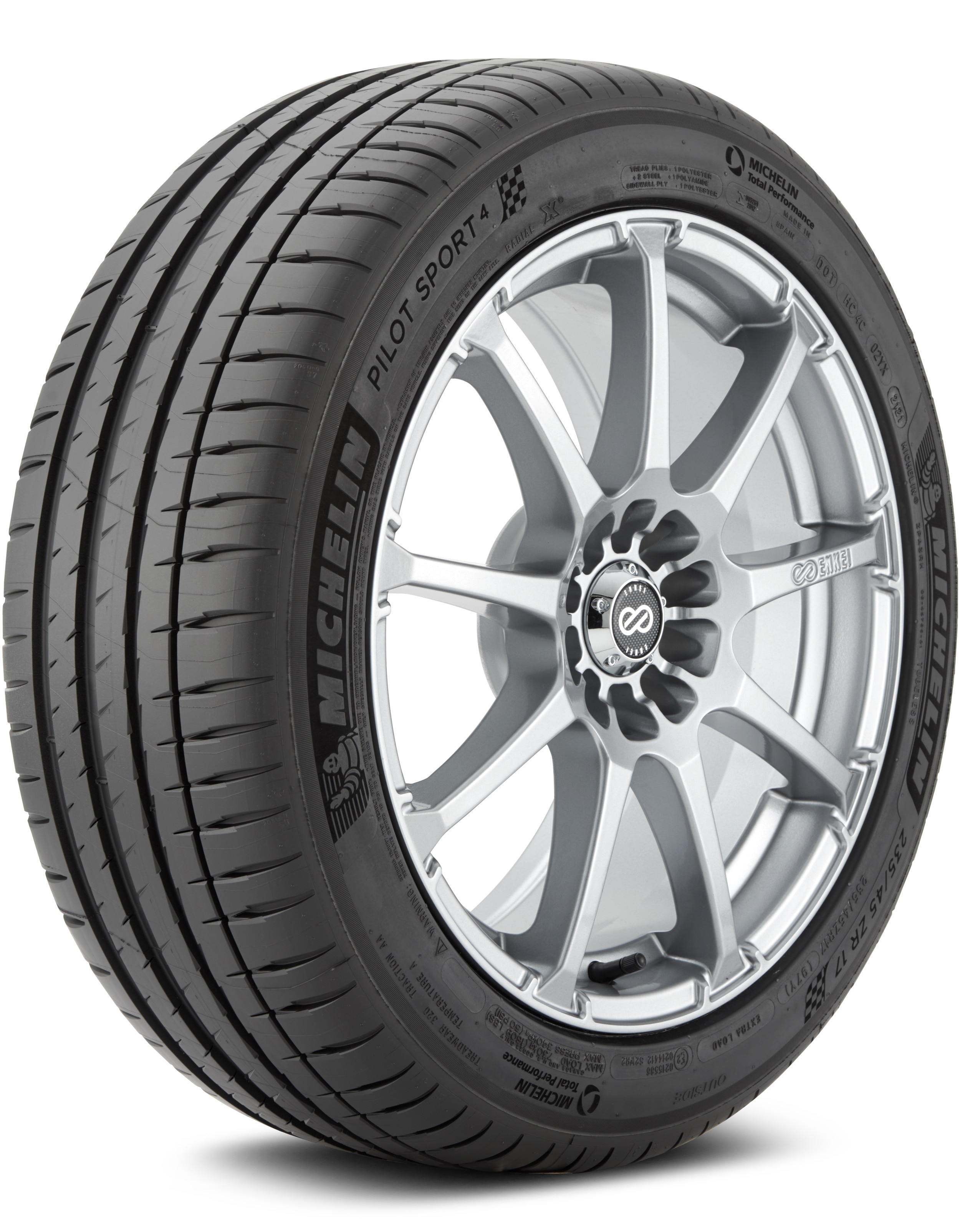 Michelin Pilot Sport 4 265/45-19 XL (105Y) Max Performance Summer Tire 52924