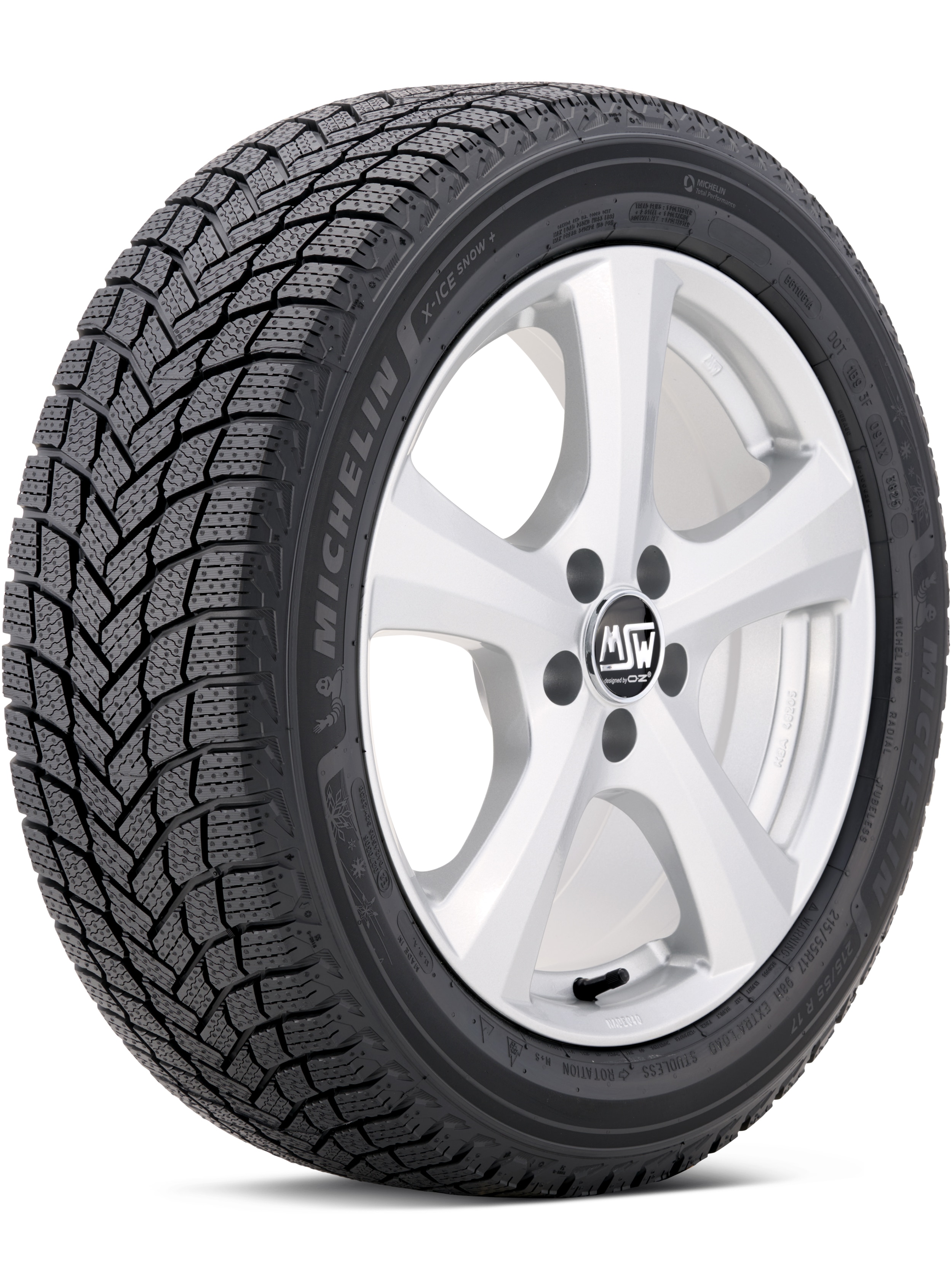 Michelin, Michelin X-Ice Snow%2B 245/55R19 XL 107H Studless Ice & Snow Tire 51083