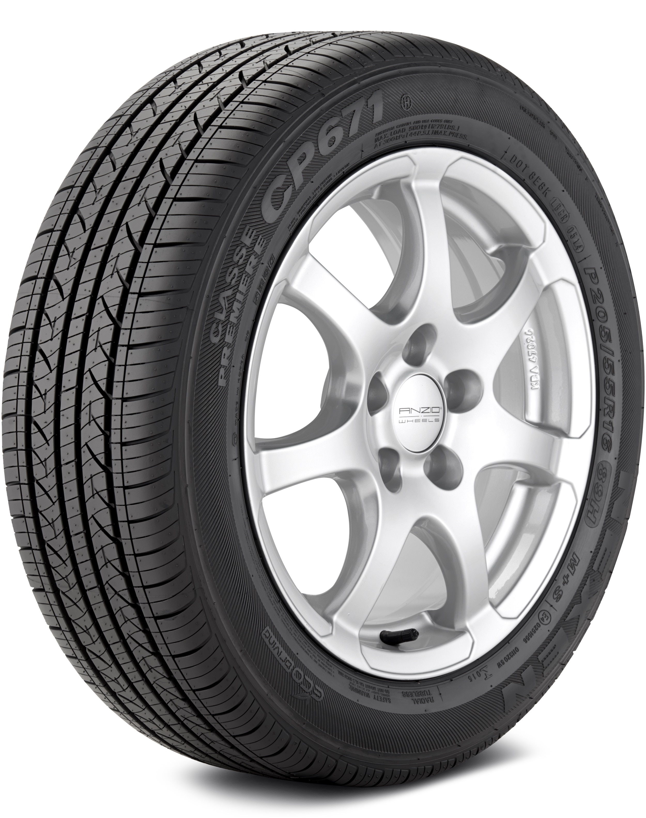 Nexen Classe Premiere CP671 H 205/55-16 89H Standard Touring All-Season Tire 12540NXK