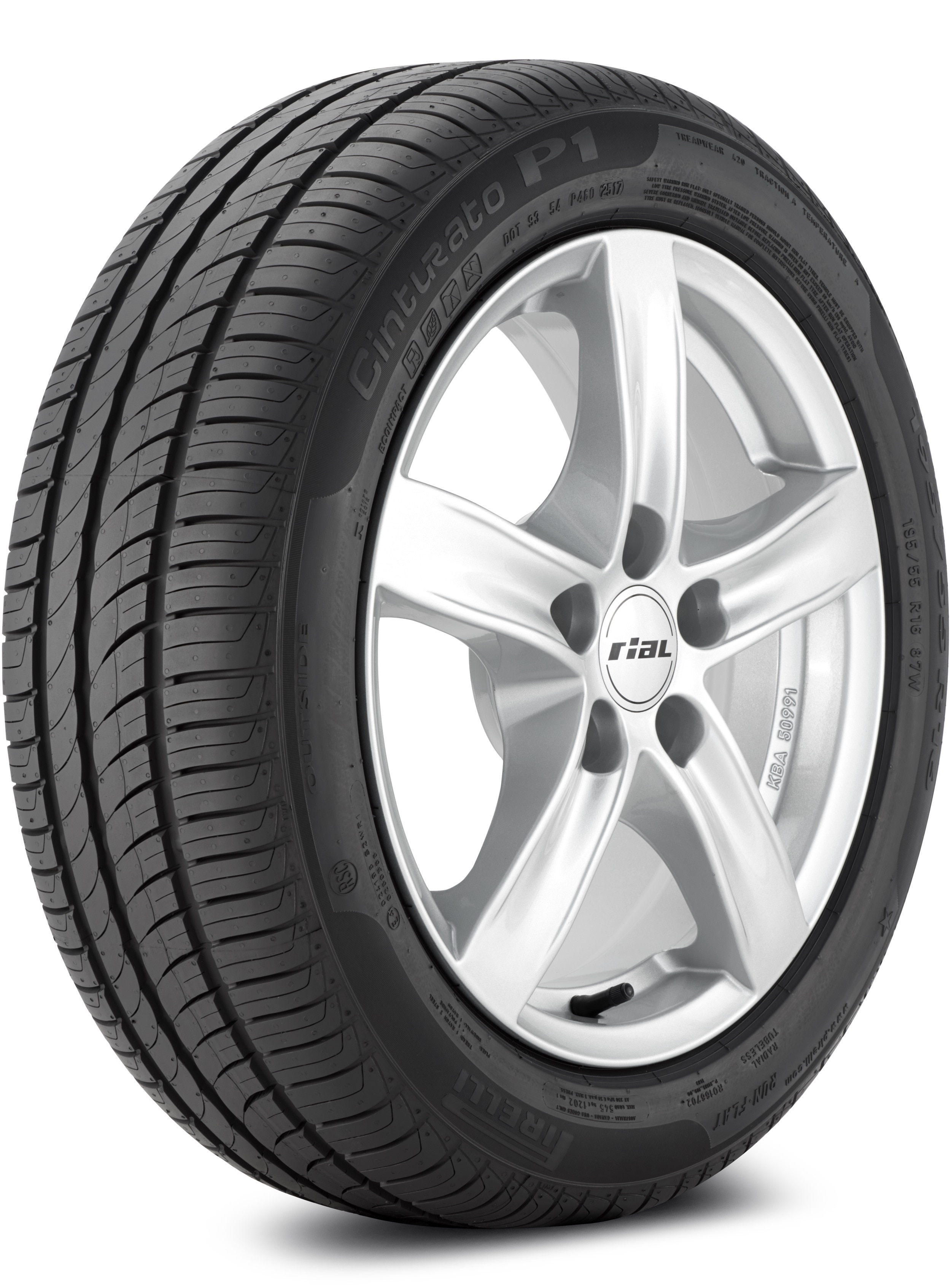 Pirelli Cinturato P1 Run Flat 195/55-16 87W High Performance Summer Tire 2246000