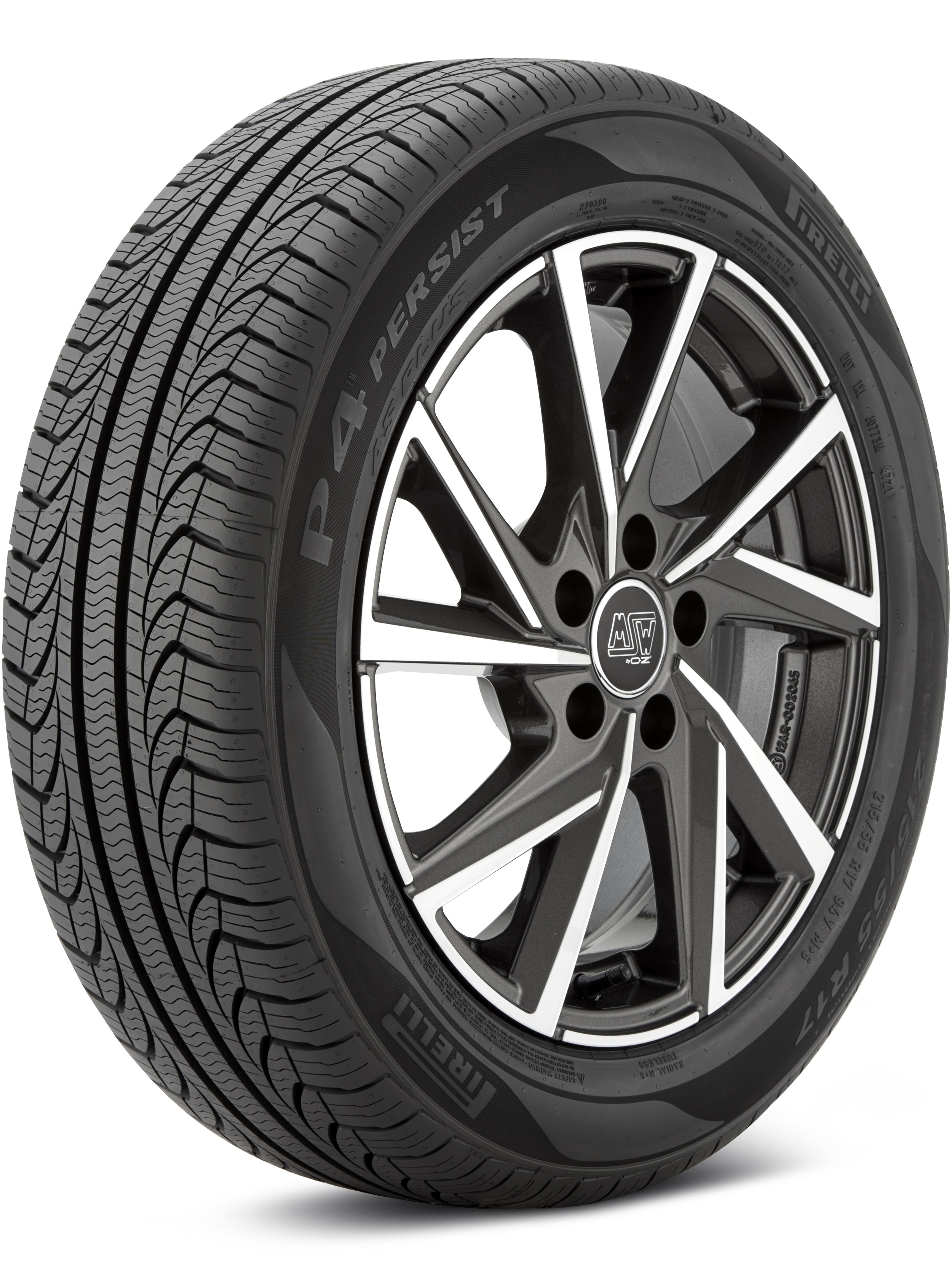 Pirelli P4 Persist AS Plus 195/65-15 91T Standard Touring All-Season Tire 4078400 OLD