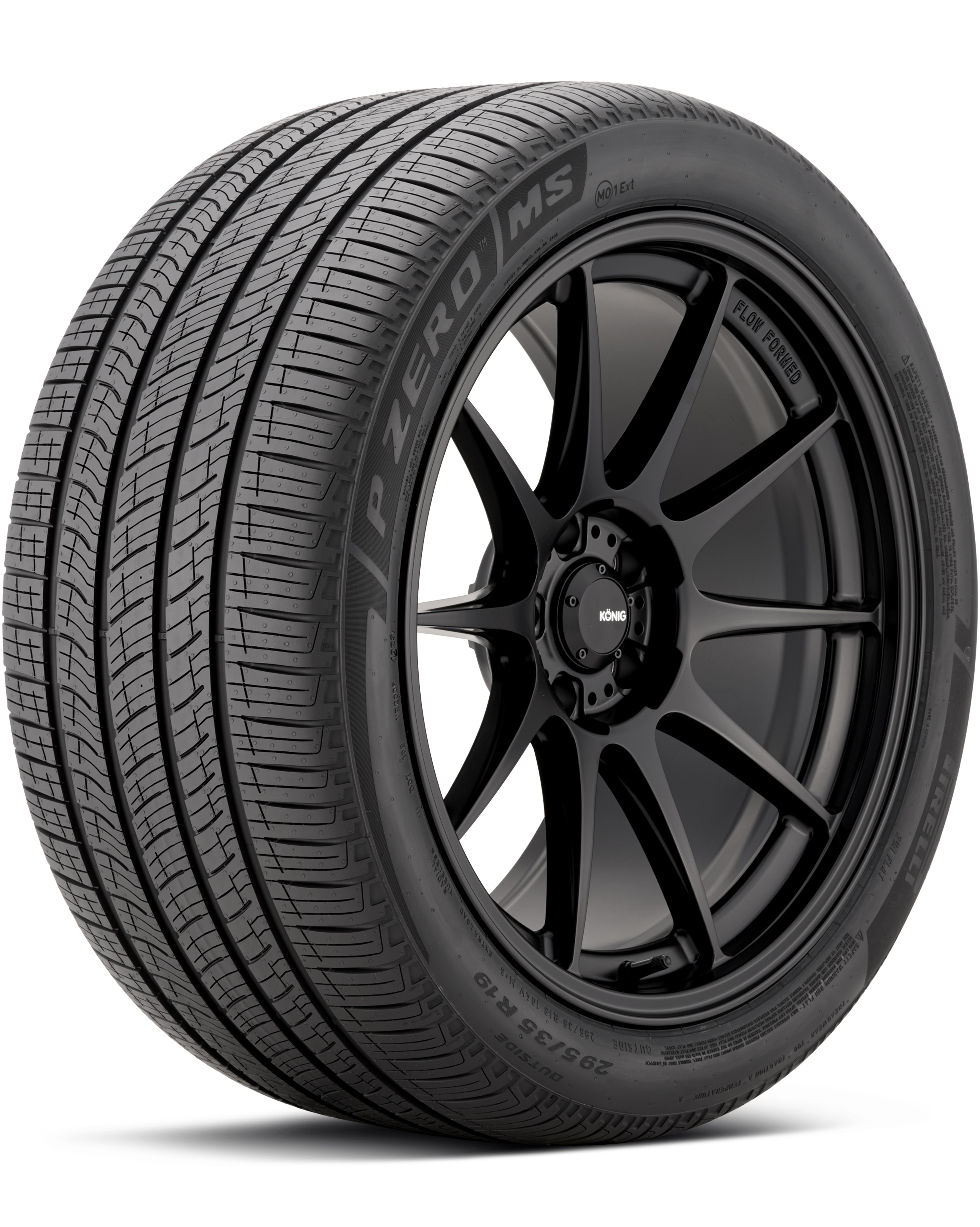 Pirelli, Pirelli P Zero MS Run Flat 265/40R20 XL 104H Ultra High Performance All-Season Tire 4100000