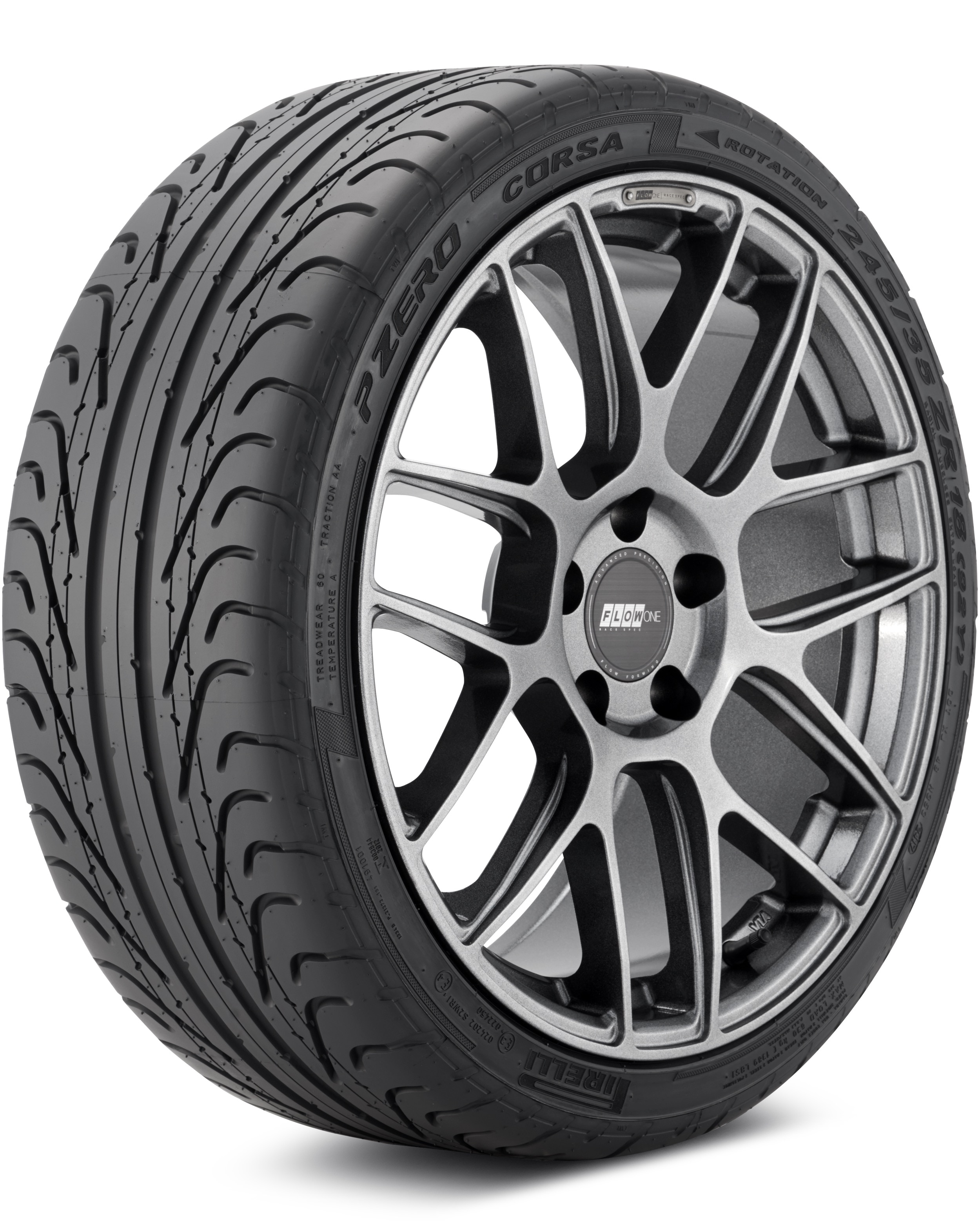 Pirelli P Zero Corsa System 225/35-19 (84Y) Streetable Track & Competition Tire 1496100