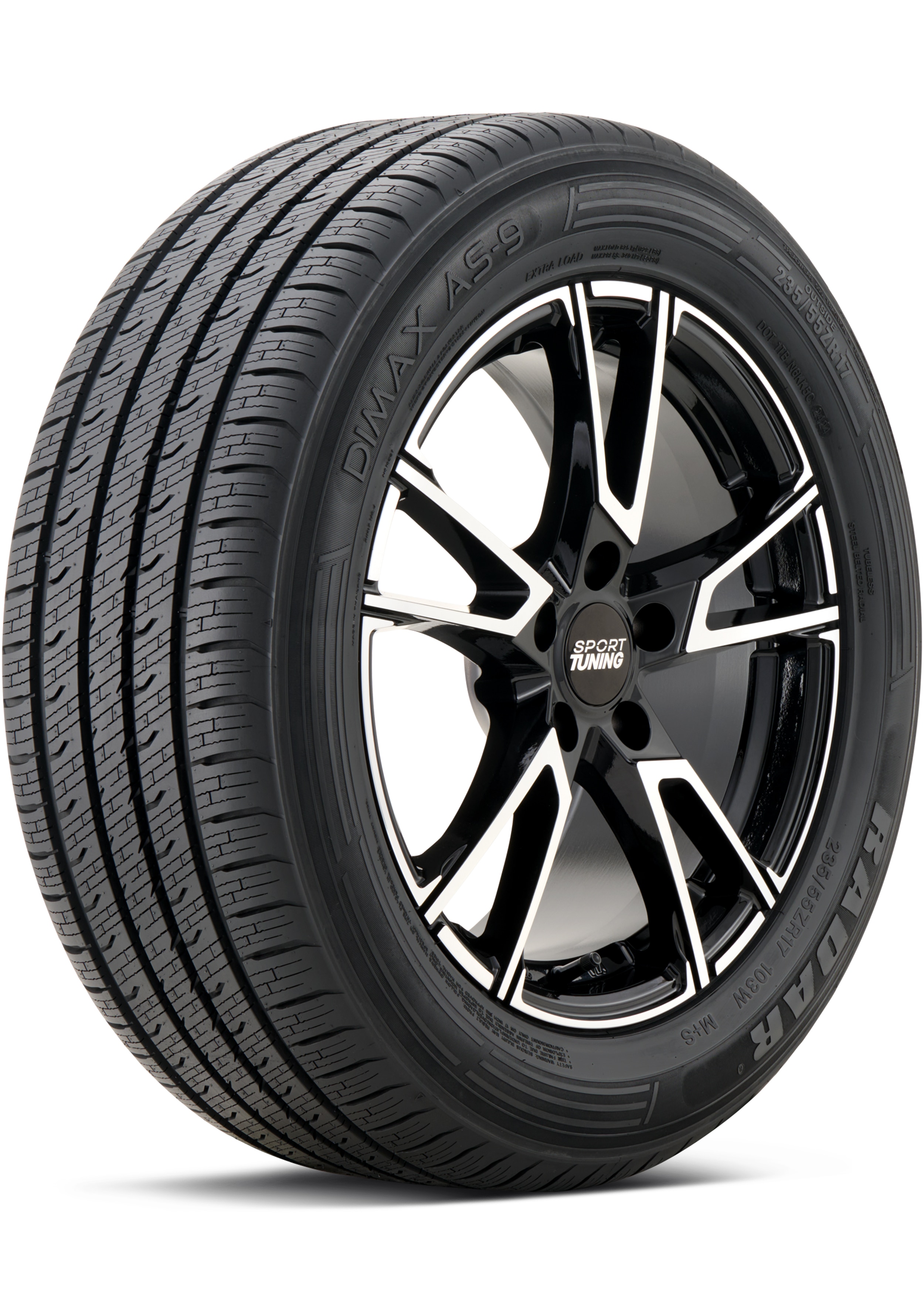 Radar Dimax AS-9 225/55R17 XL 101V Grand Touring All-Season Tire RASYTH0370