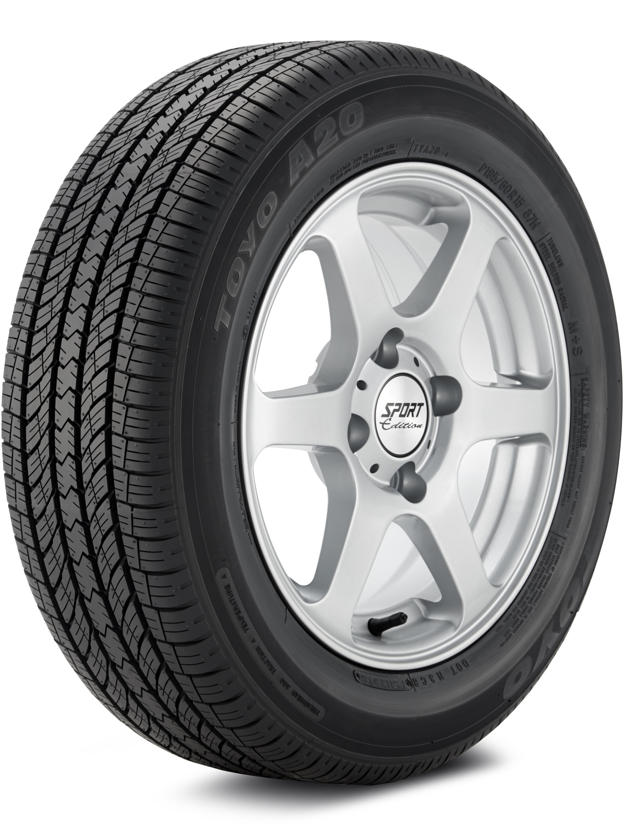 Toyo A20 195/55-16 86V Standard Touring All-Season Tire 140520