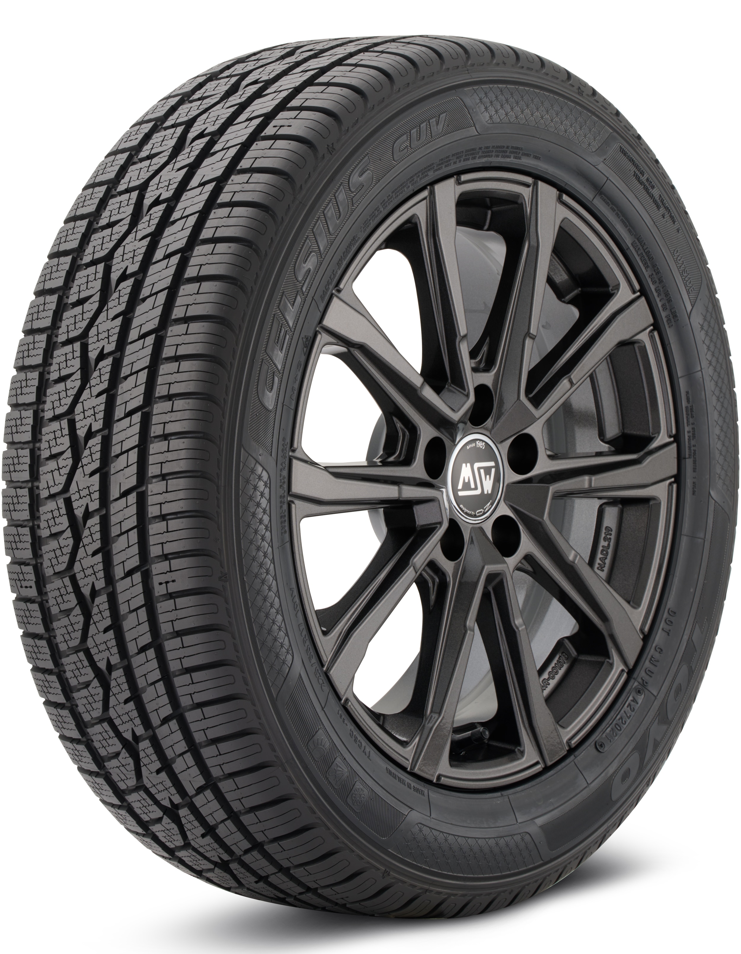 Toyo Celsius CUV 245/55-19 103H Crossover/SUV Touring All-Season Tire 128180