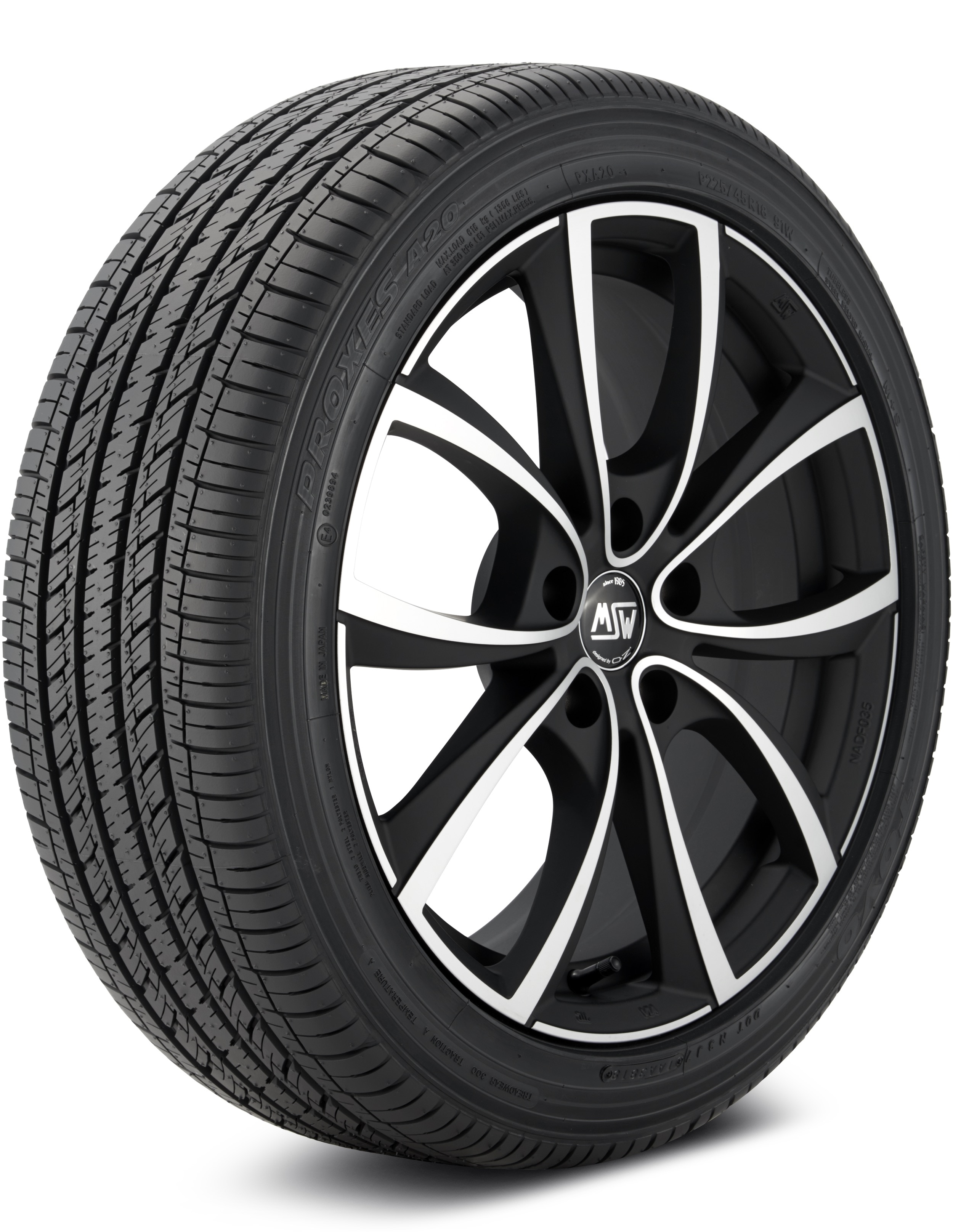 Toyo Proxes A20 215/45-17 87V High Performance All-Season Tire 238880
