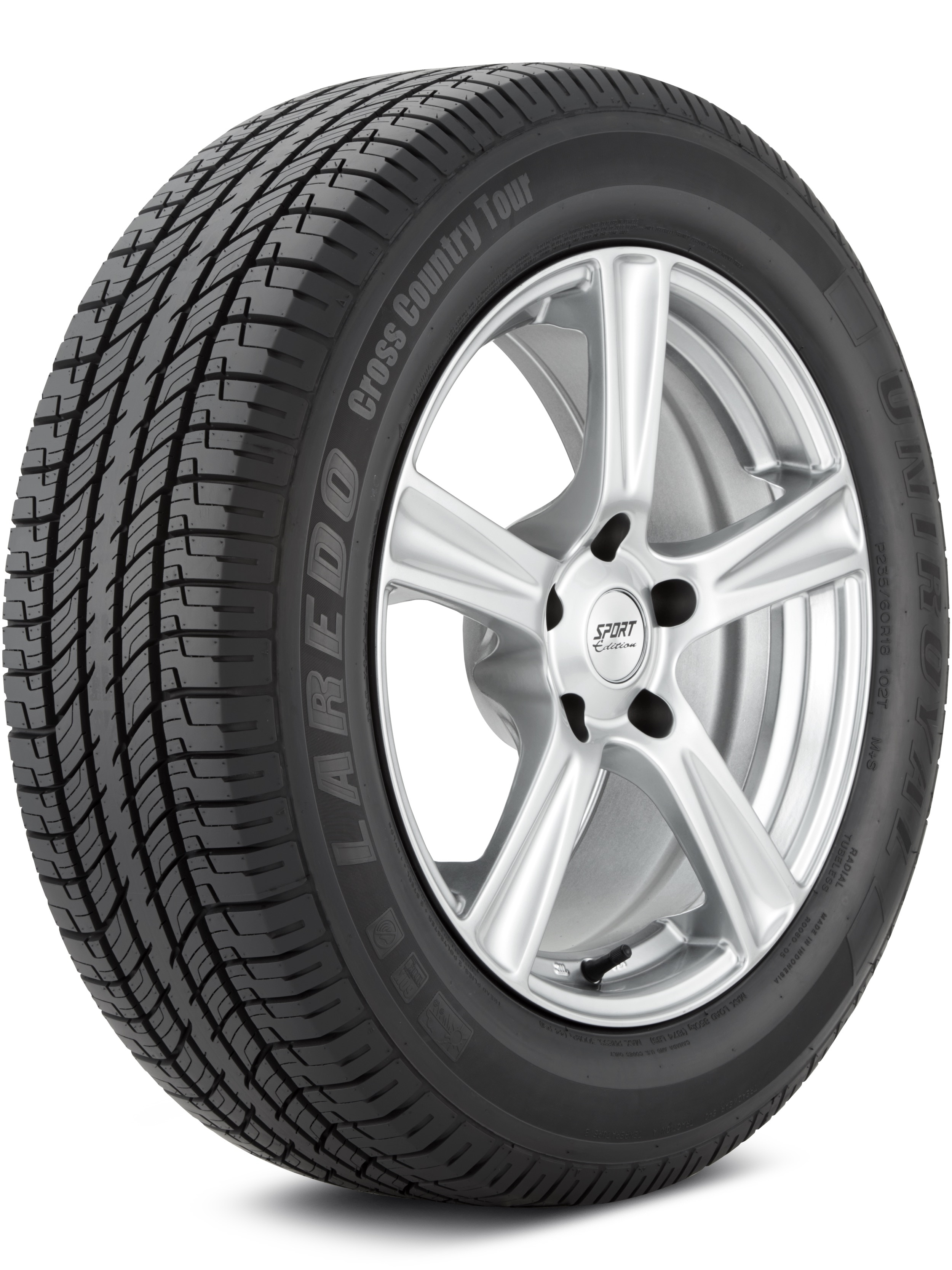 Uniroyal Laredo Cross Country Tour 245/65-17 107T Crossover/SUV Touring All-Season Tire 08221