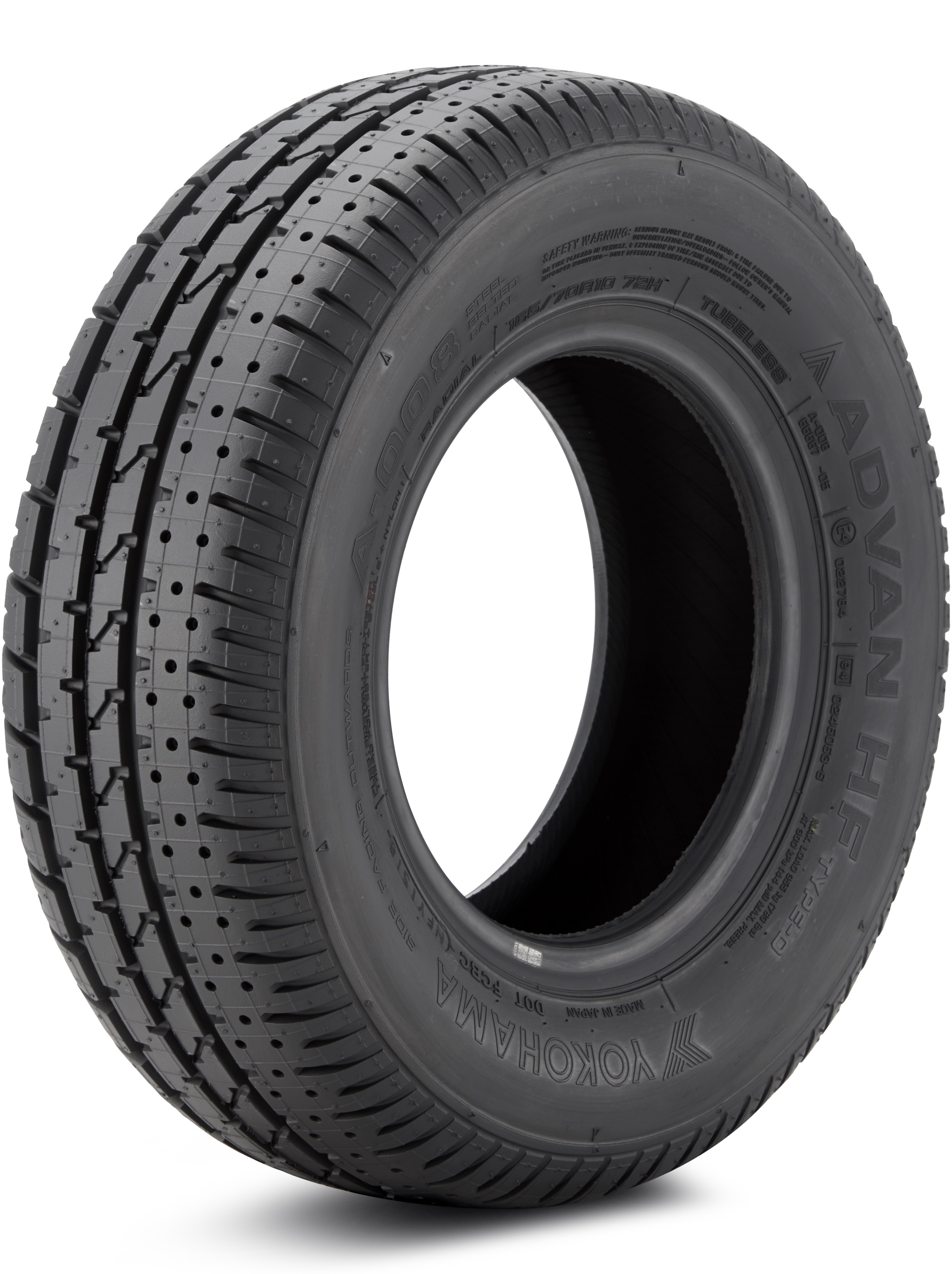 Yokohama A-008 165/70-10 72H Ultra High Performance Summer Tire 110100801
