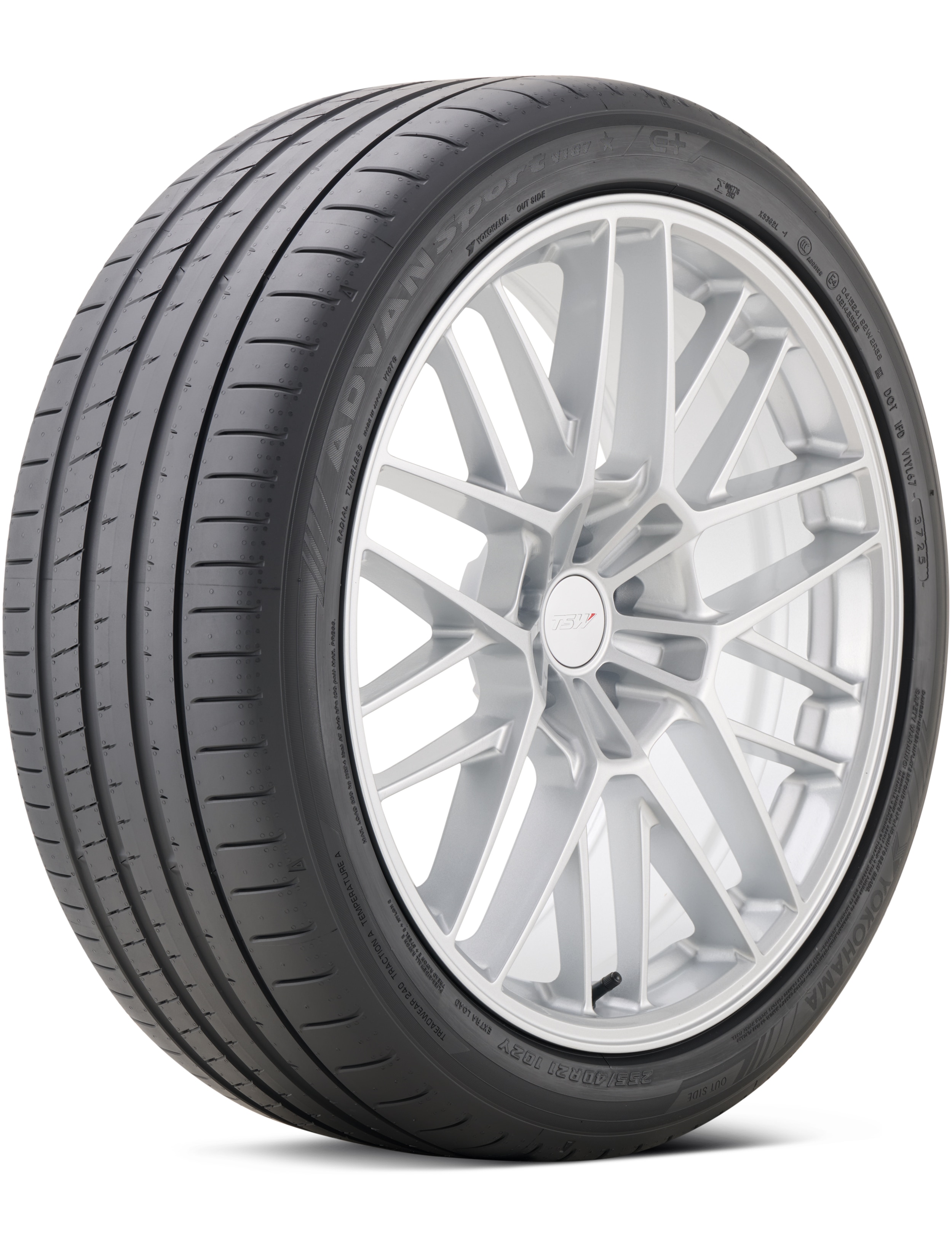 Yokohama, Yokohama ADVAN Sport V107G 275/40R21 XL 107Y Max Performance Summer Tire 110193448