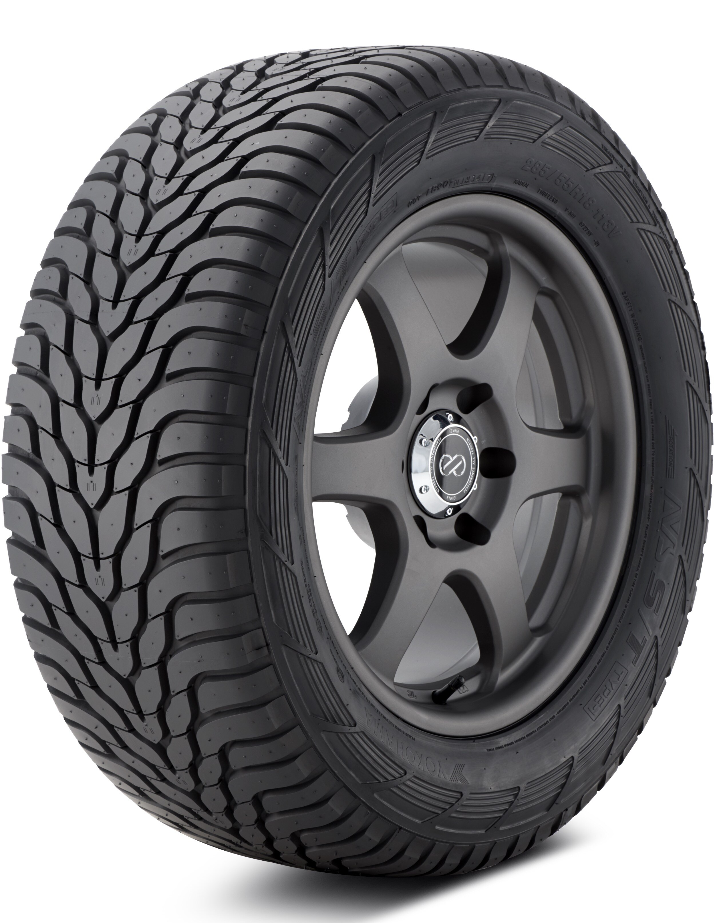 Yokohama AVS S/T 285/55-18 113V Street/Sport Truck Summer Truck Tire 110180194