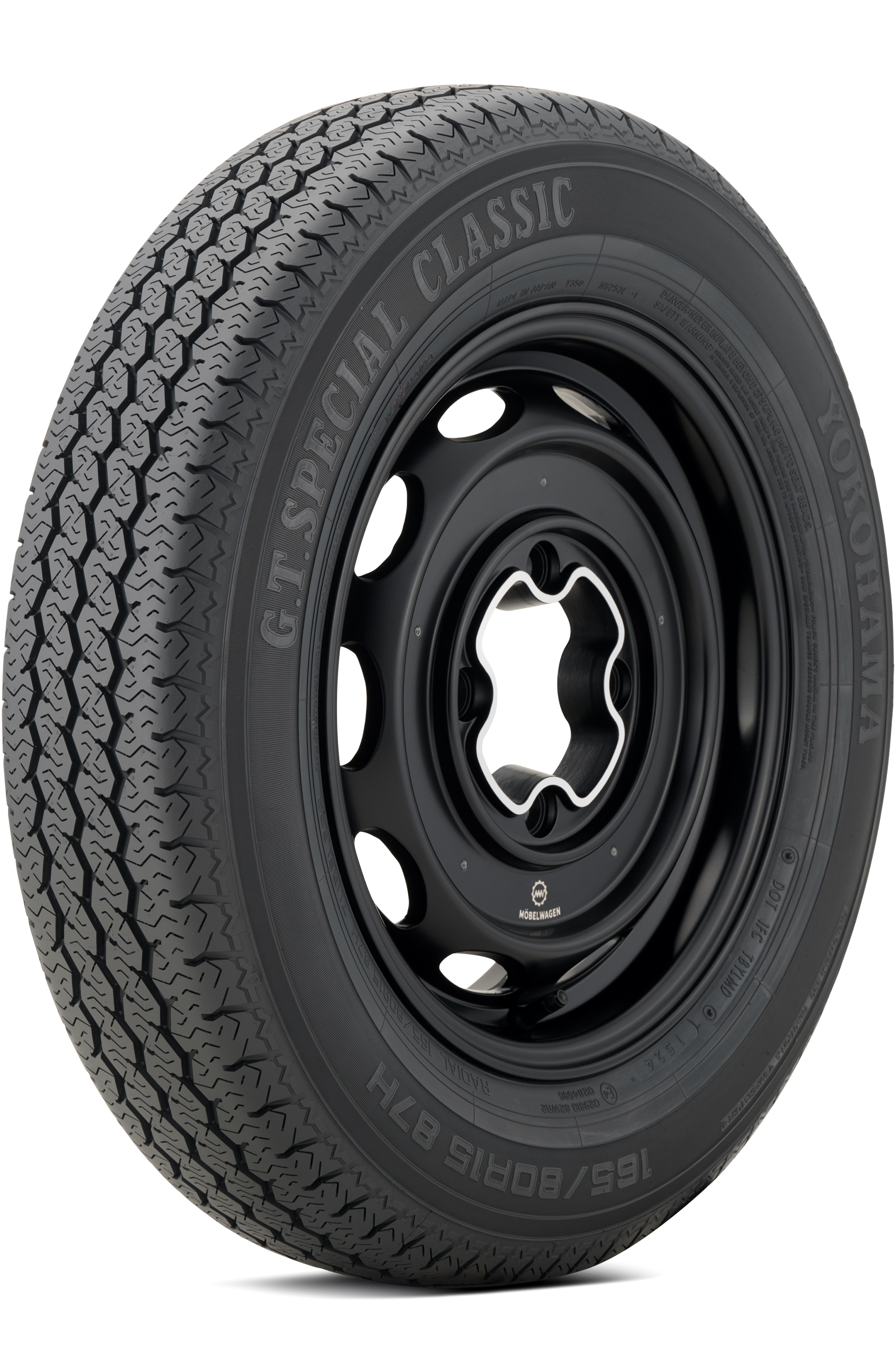 Yokohama, Yokohama G.T. Special Classic Y350 165/80R15 87H Classic Tires Tire 110135027