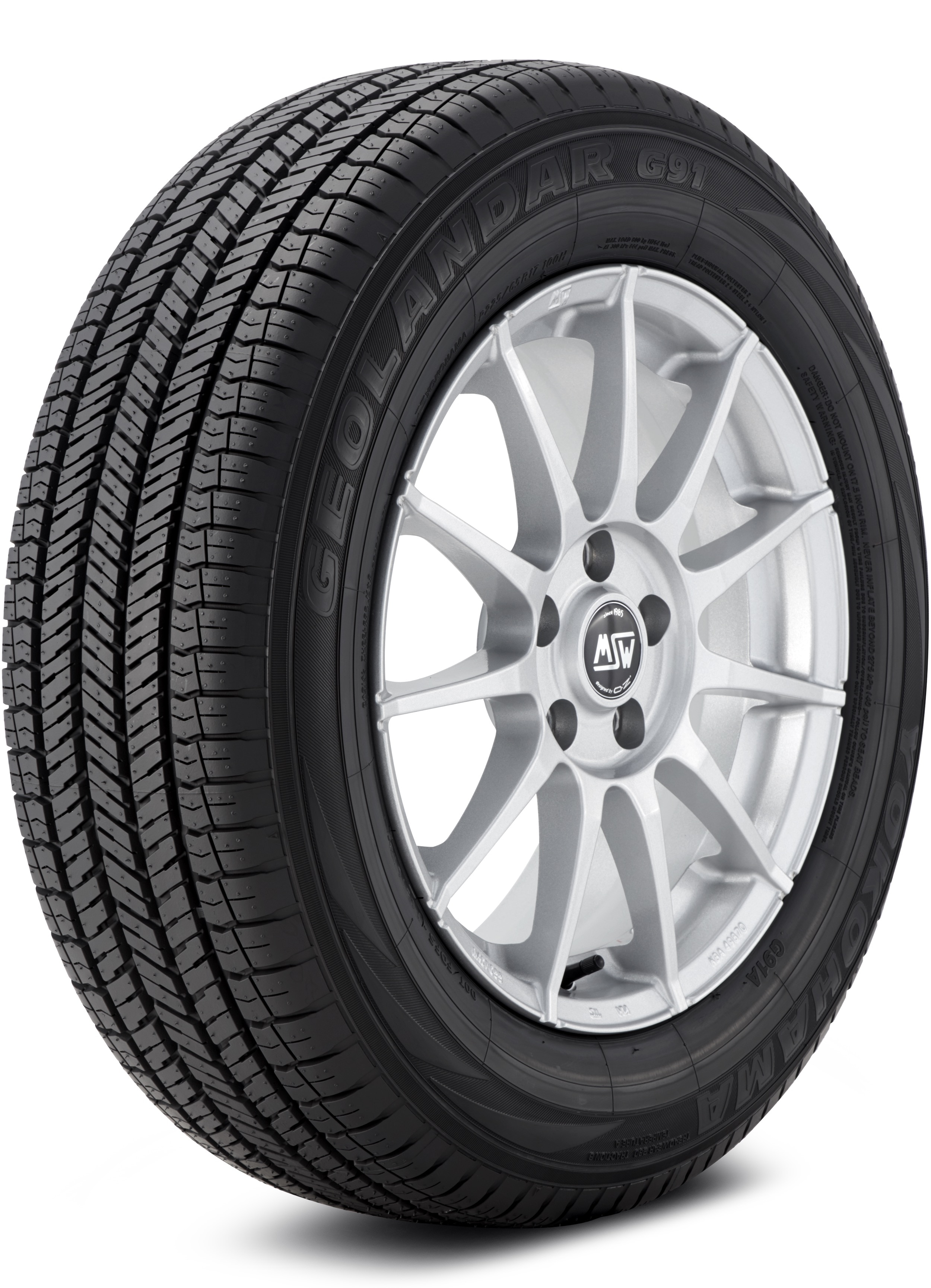 Yokohama Geolandar G91A 225/65-17 101H Highway All-Season Tire 110193208