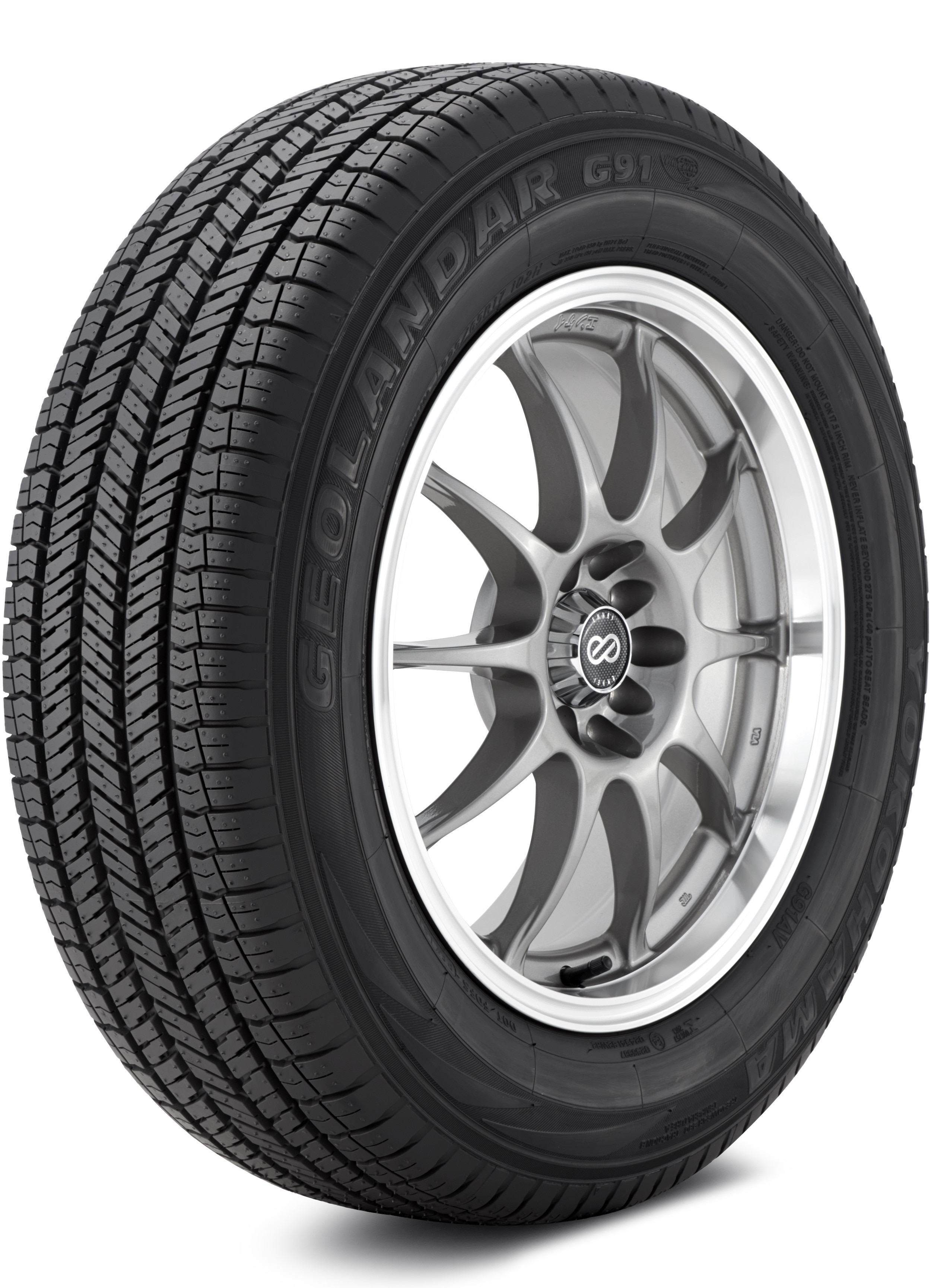 Yokohama Geolandar G91AV 235/55-18 100H Highway All-Season Tire 110193243