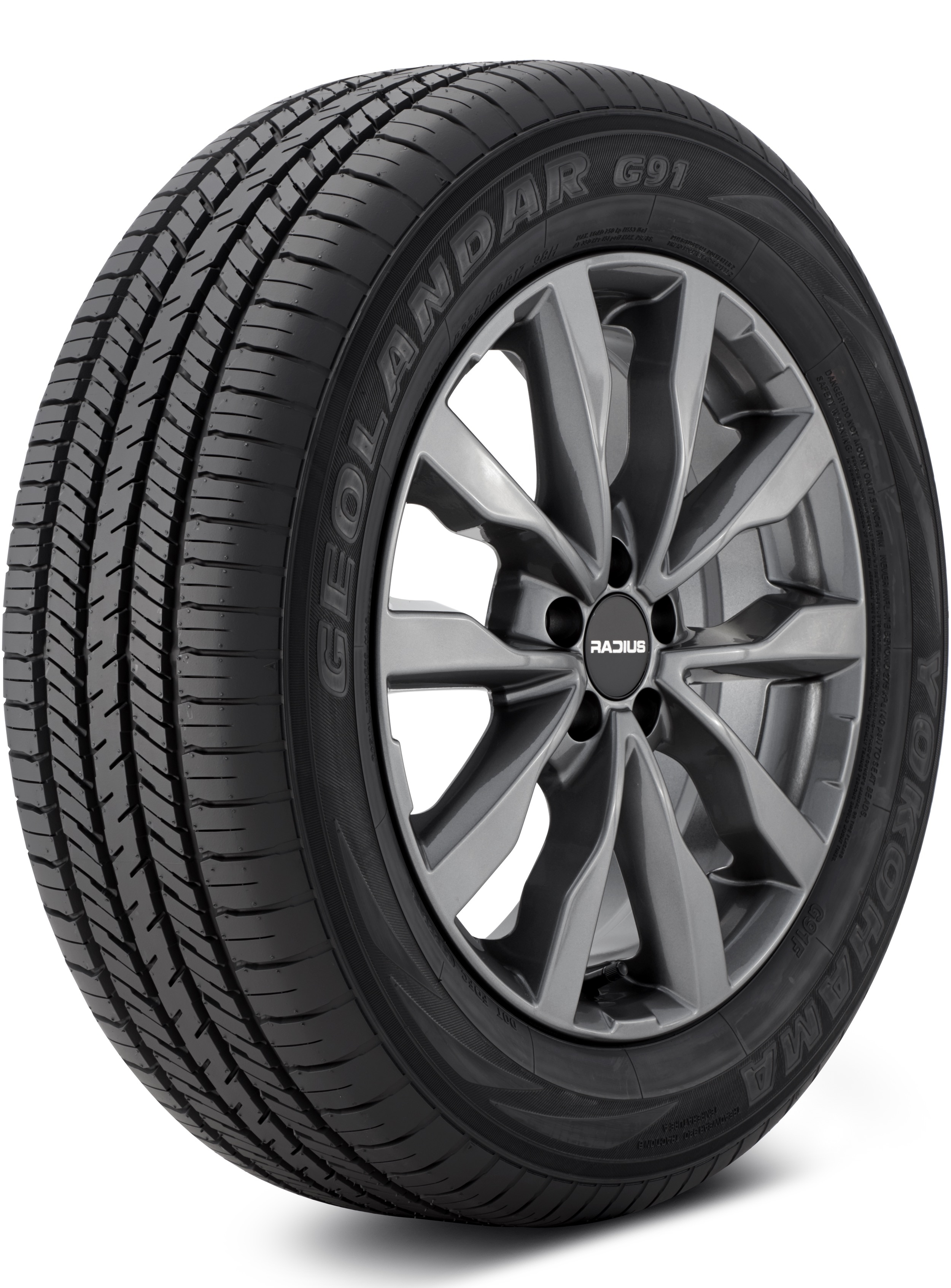 Yokohama Geolandar G91F 225/60-17 98H Highway All-Season Tire 110193233