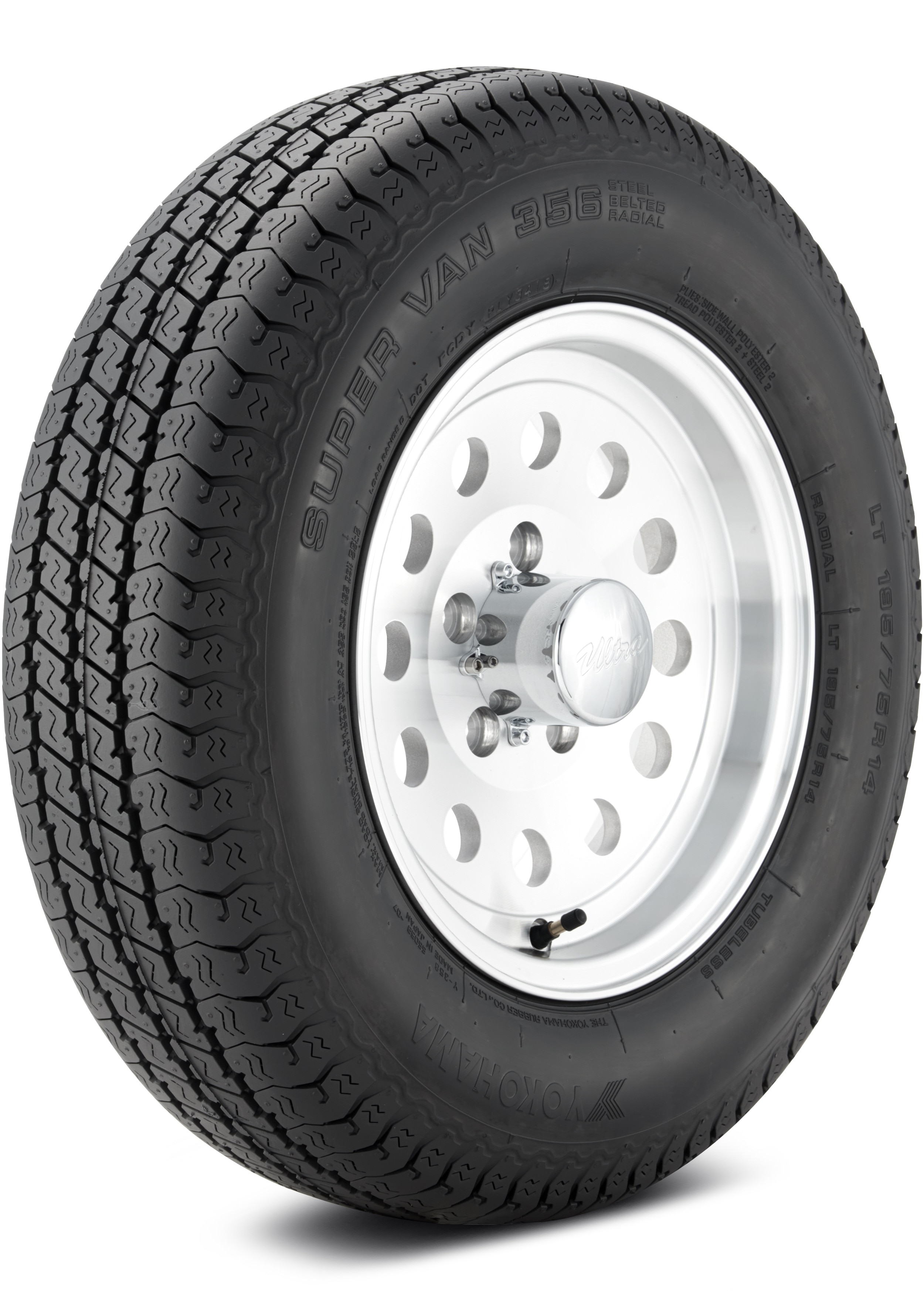 Yokohama Y356 185/0-14 D NONE Highway Rib Summer Tire 110135603